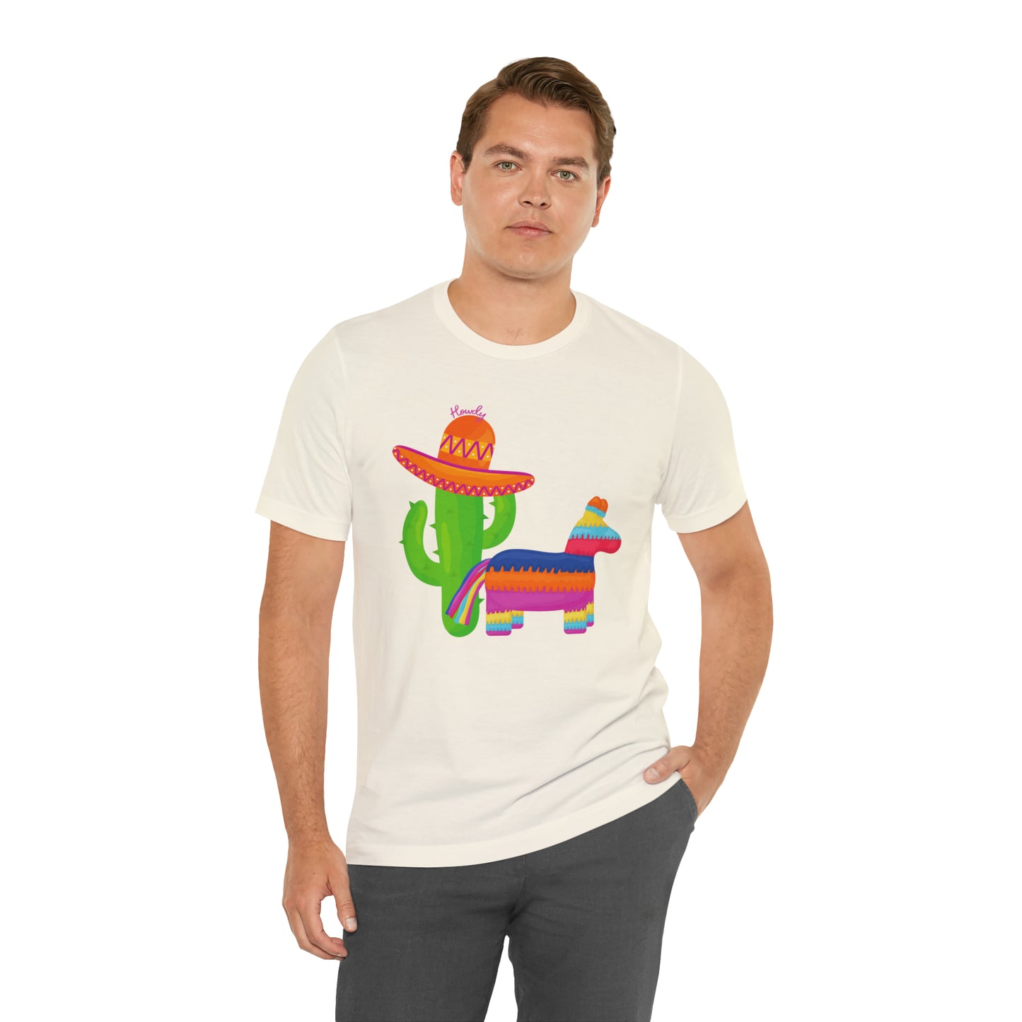 Howdy Cactus Fiesta _ Unisex Jersey Short Sleeve Tee