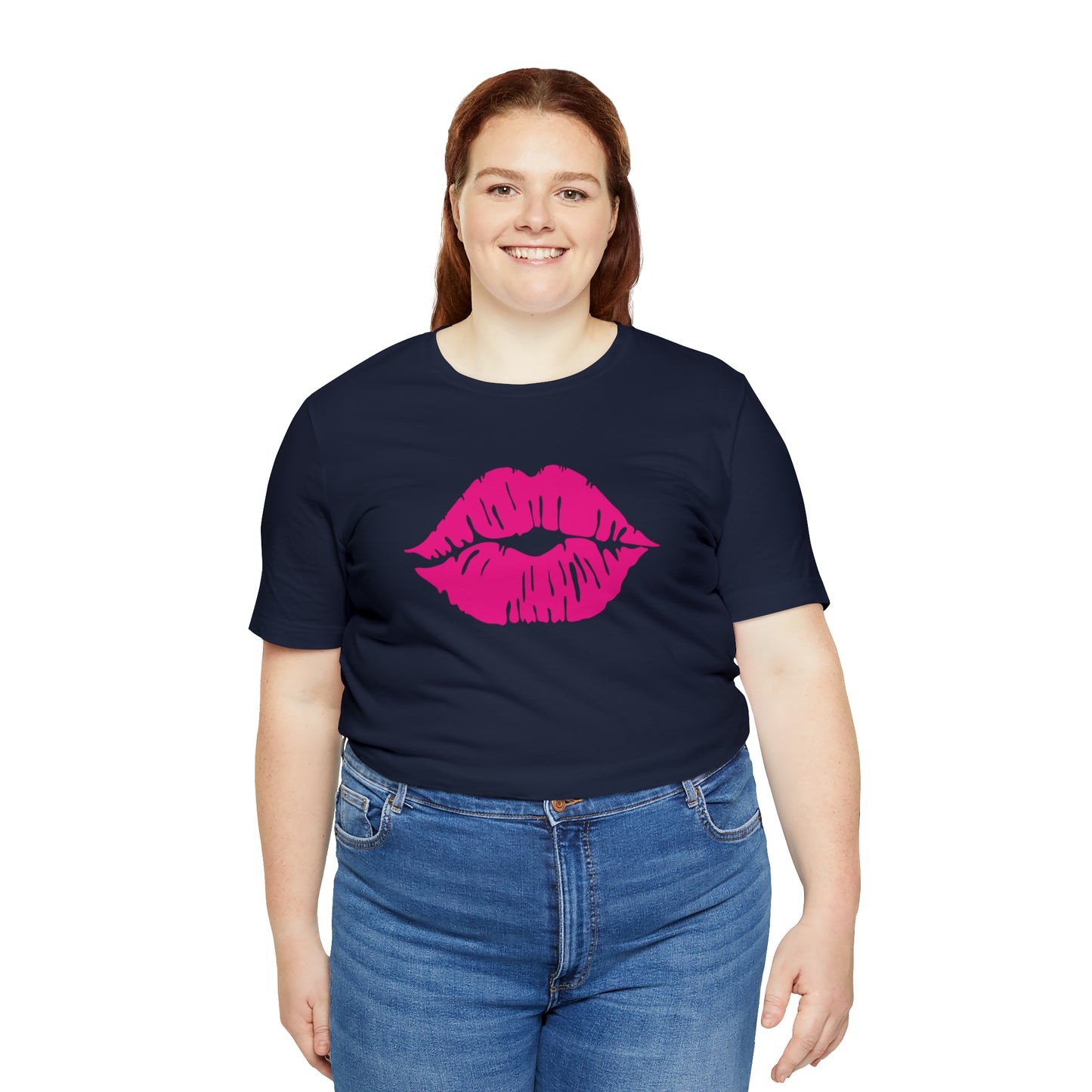 Sultry Pink Kiss _ Copy of Unisex Jersey Short Sleeve Tee