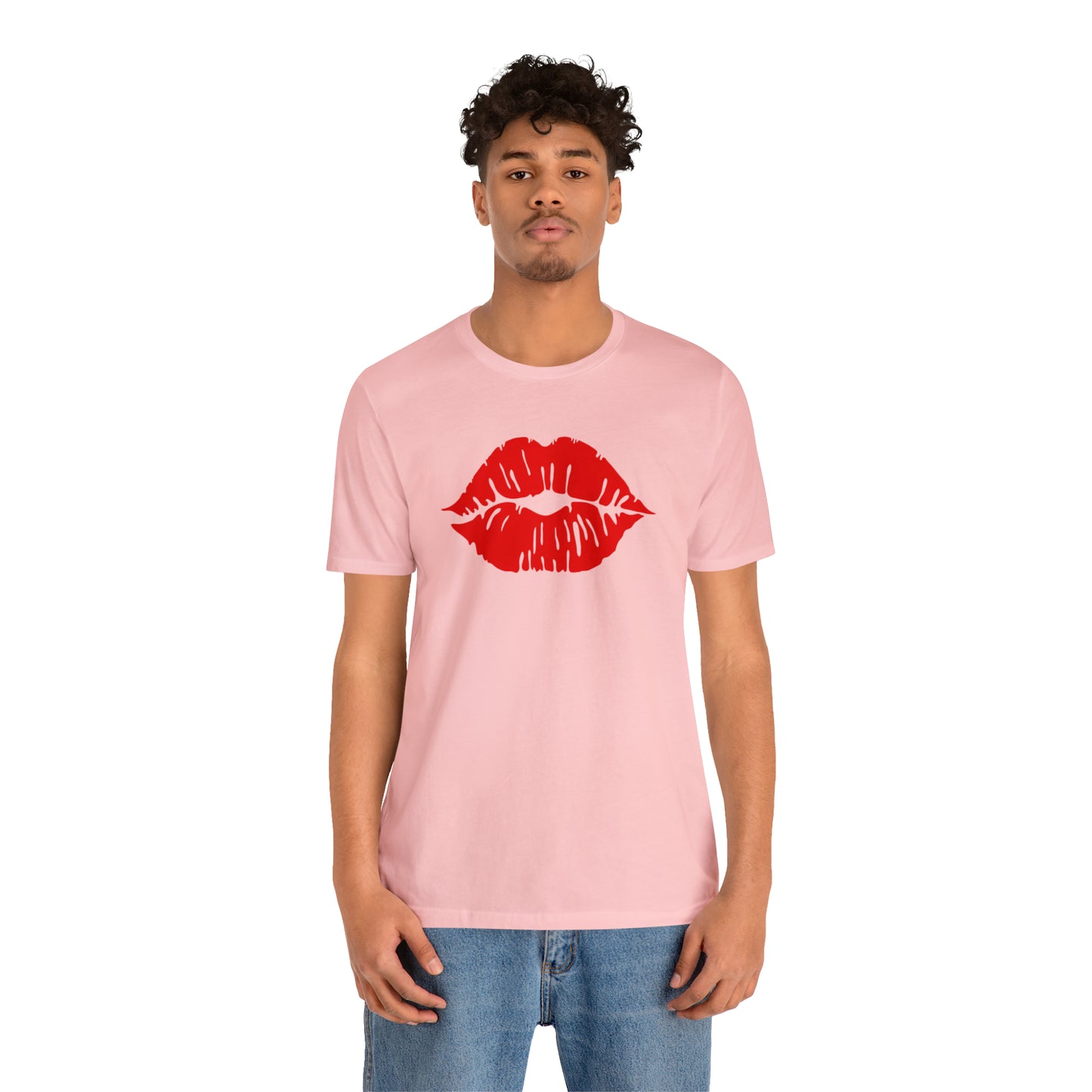 Sultry Red Kiss _ Unisex Jersey Short Sleeve Tee
