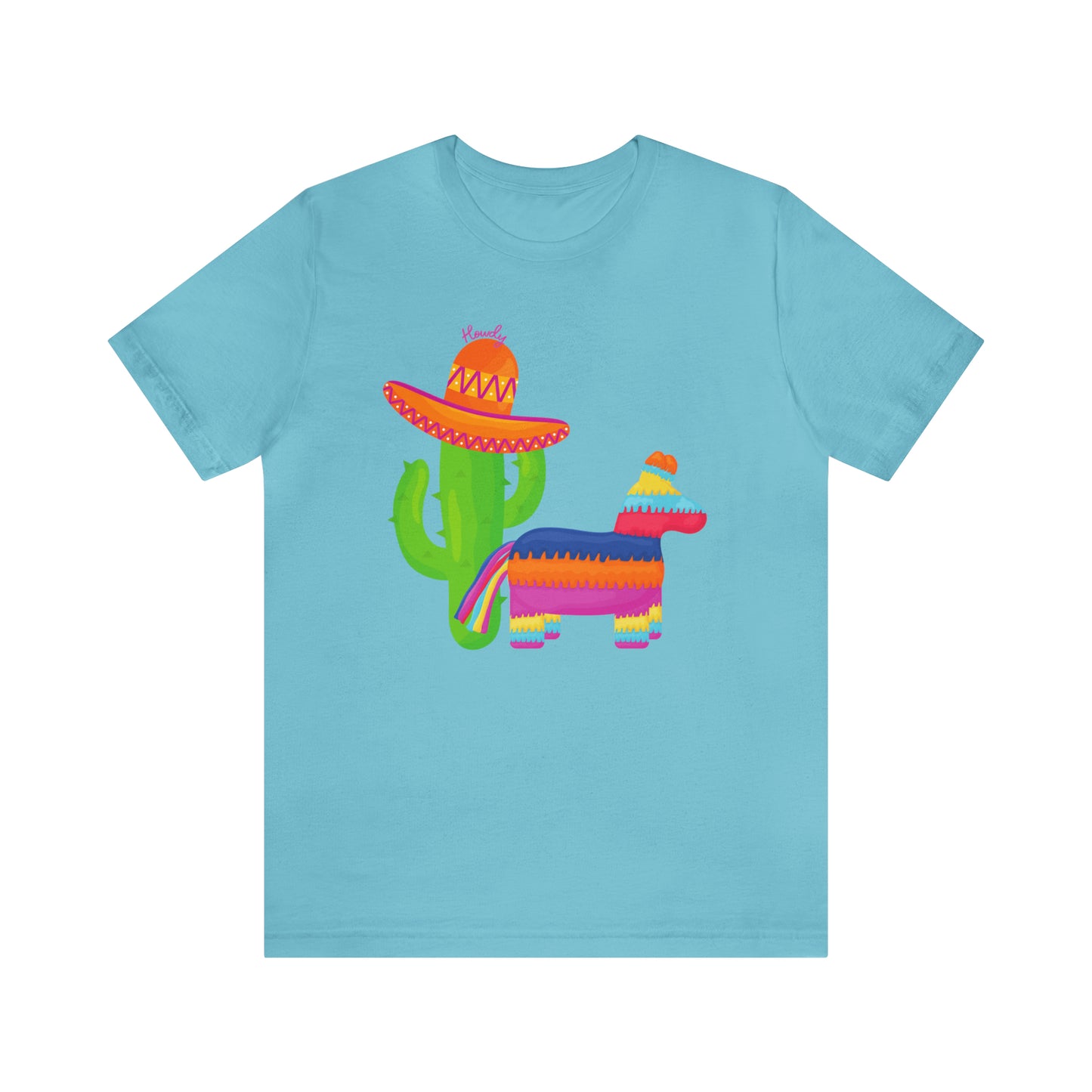 Howdy Cactus Fiesta _ Unisex Jersey Short Sleeve Tee
