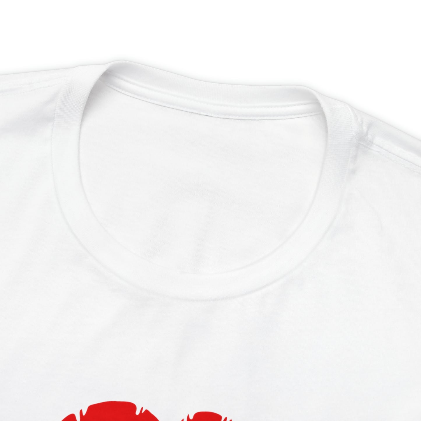 Sultry Red Kiss _ Unisex Jersey Short Sleeve Tee