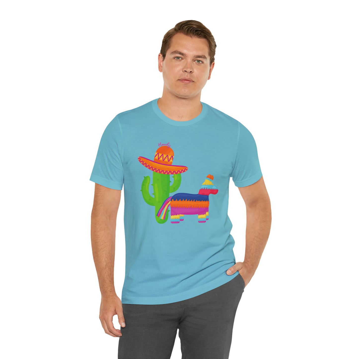 Howdy Cactus Fiesta _ Unisex Jersey Short Sleeve Tee