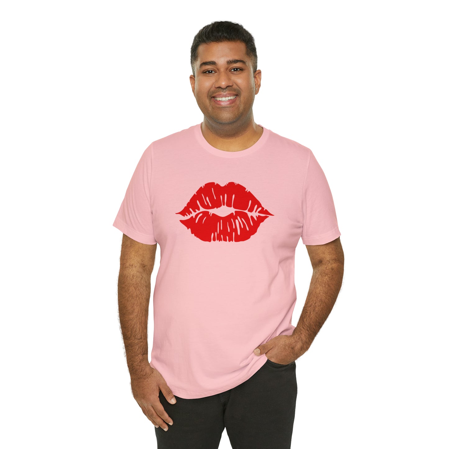 Sultry Red Kiss _ Unisex Jersey Short Sleeve Tee