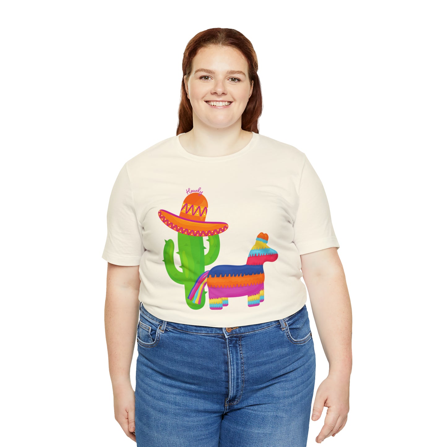 Howdy Cactus Fiesta _ Unisex Jersey Short Sleeve Tee