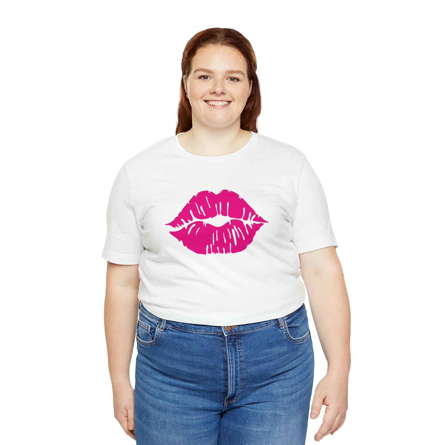 Sultry Pink Kiss _ Copy of Unisex Jersey Short Sleeve Tee
