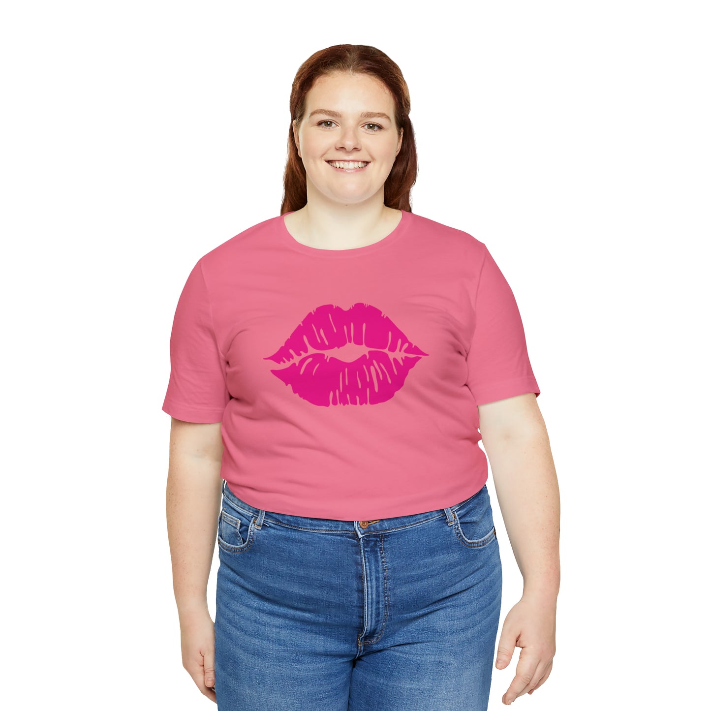 Sultry Pink Kiss _ Copy of Unisex Jersey Short Sleeve Tee