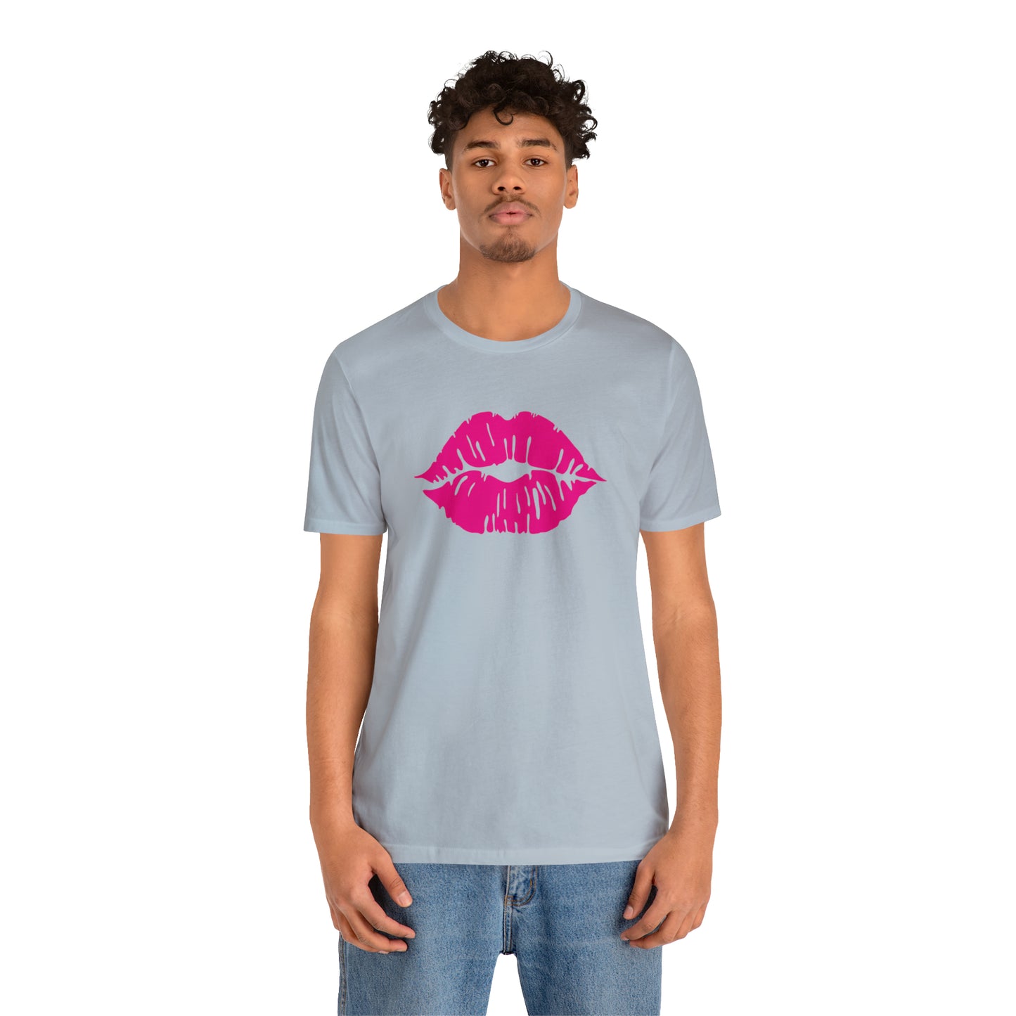 Sultry Pink Kiss _ Copy of Unisex Jersey Short Sleeve Tee
