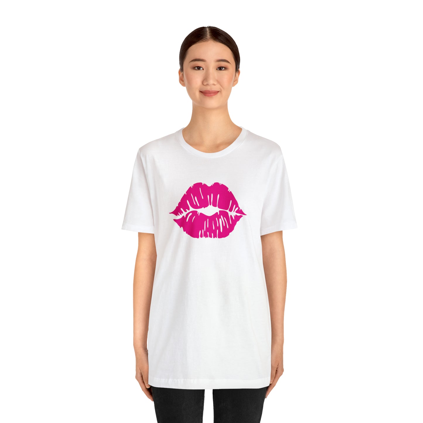 Sultry Pink Kiss _ Copy of Unisex Jersey Short Sleeve Tee