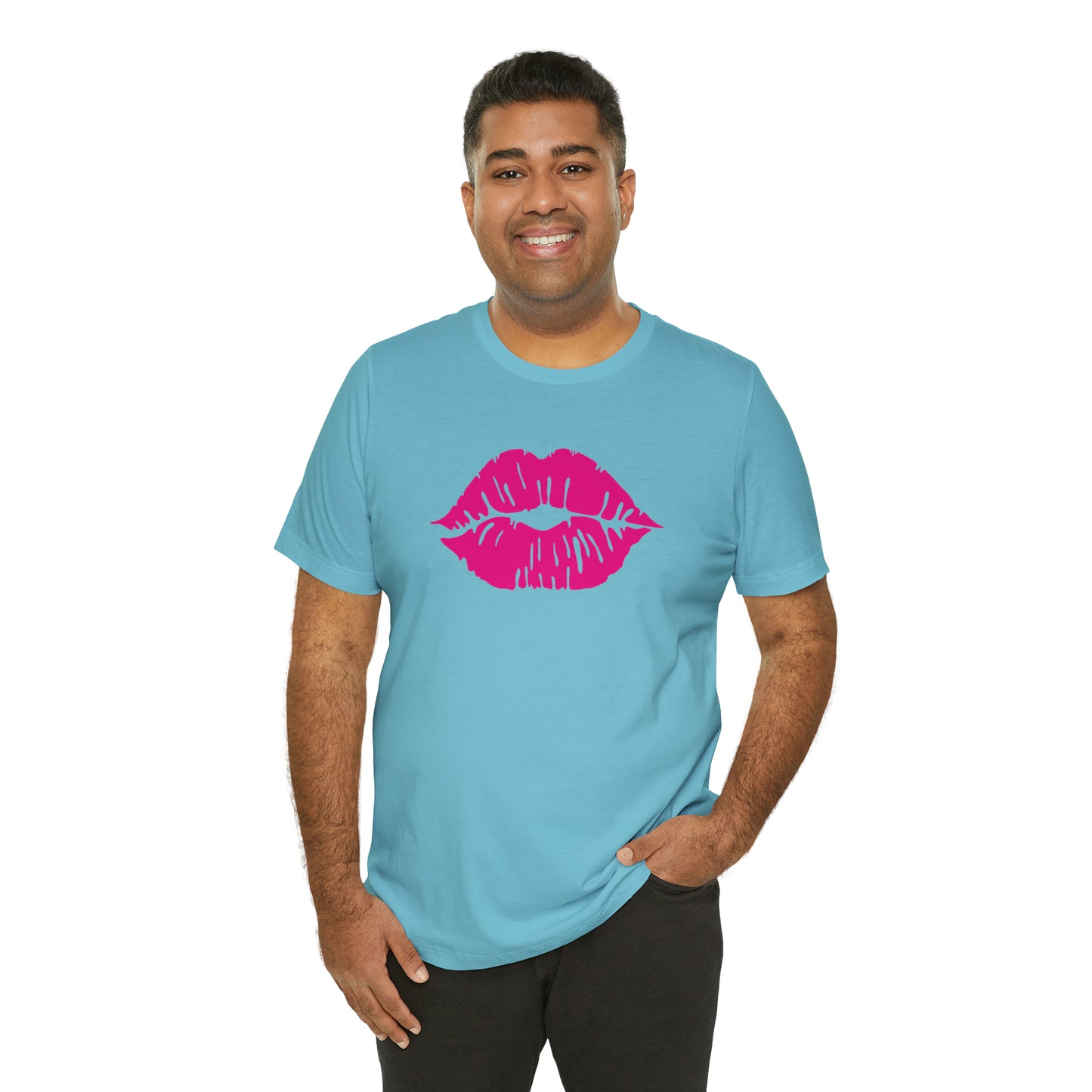 Sultry Pink Kiss _ Copy of Unisex Jersey Short Sleeve Tee