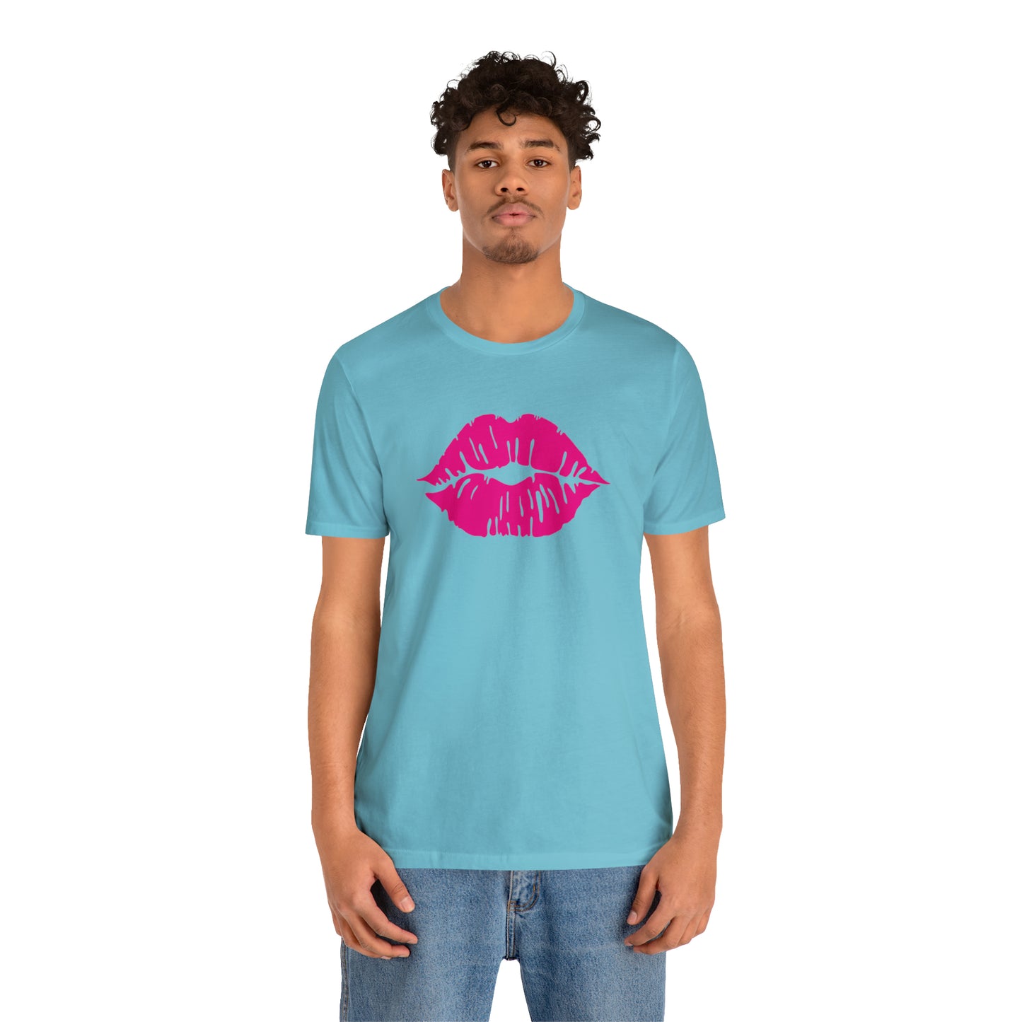 Sultry Pink Kiss _ Copy of Unisex Jersey Short Sleeve Tee