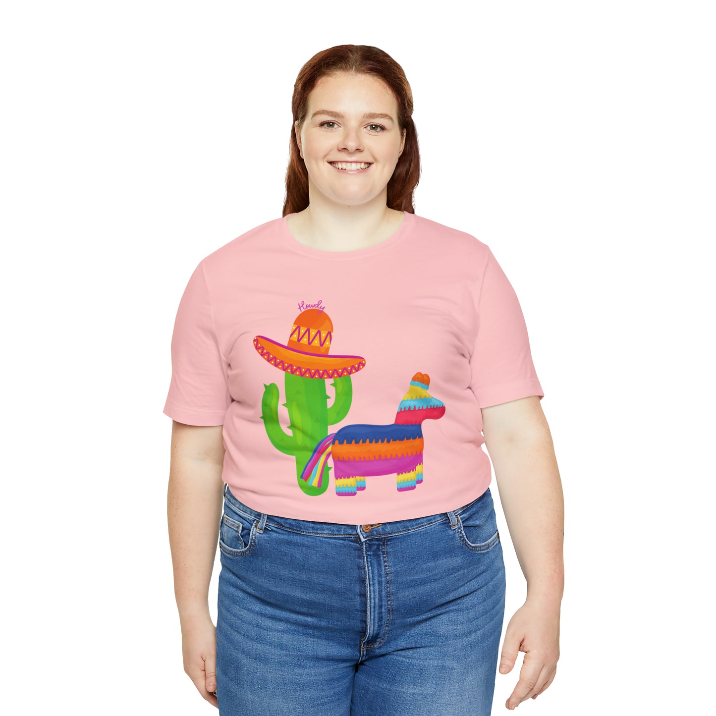 Howdy Cactus Fiesta _ Unisex Jersey Short Sleeve Tee