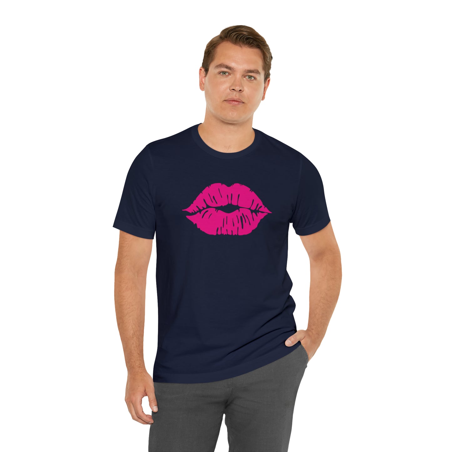Sultry Pink Kiss _ Copy of Unisex Jersey Short Sleeve Tee