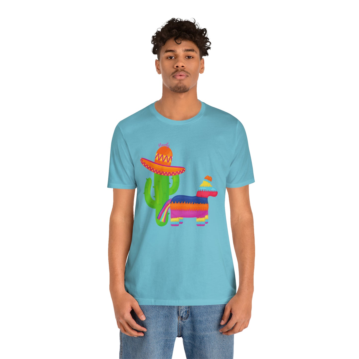 Howdy Cactus Fiesta _ Unisex Jersey Short Sleeve Tee