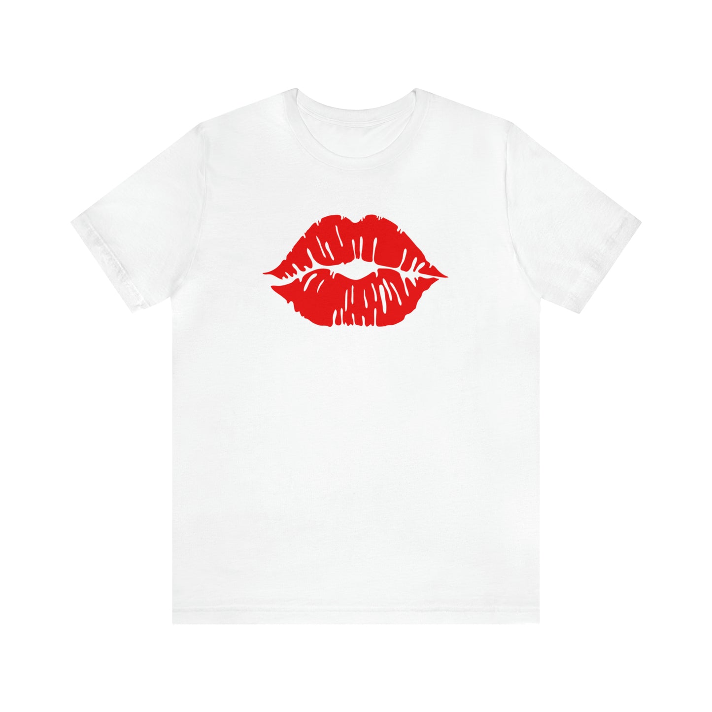 Sultry Red Kiss _ Unisex Jersey Short Sleeve Tee