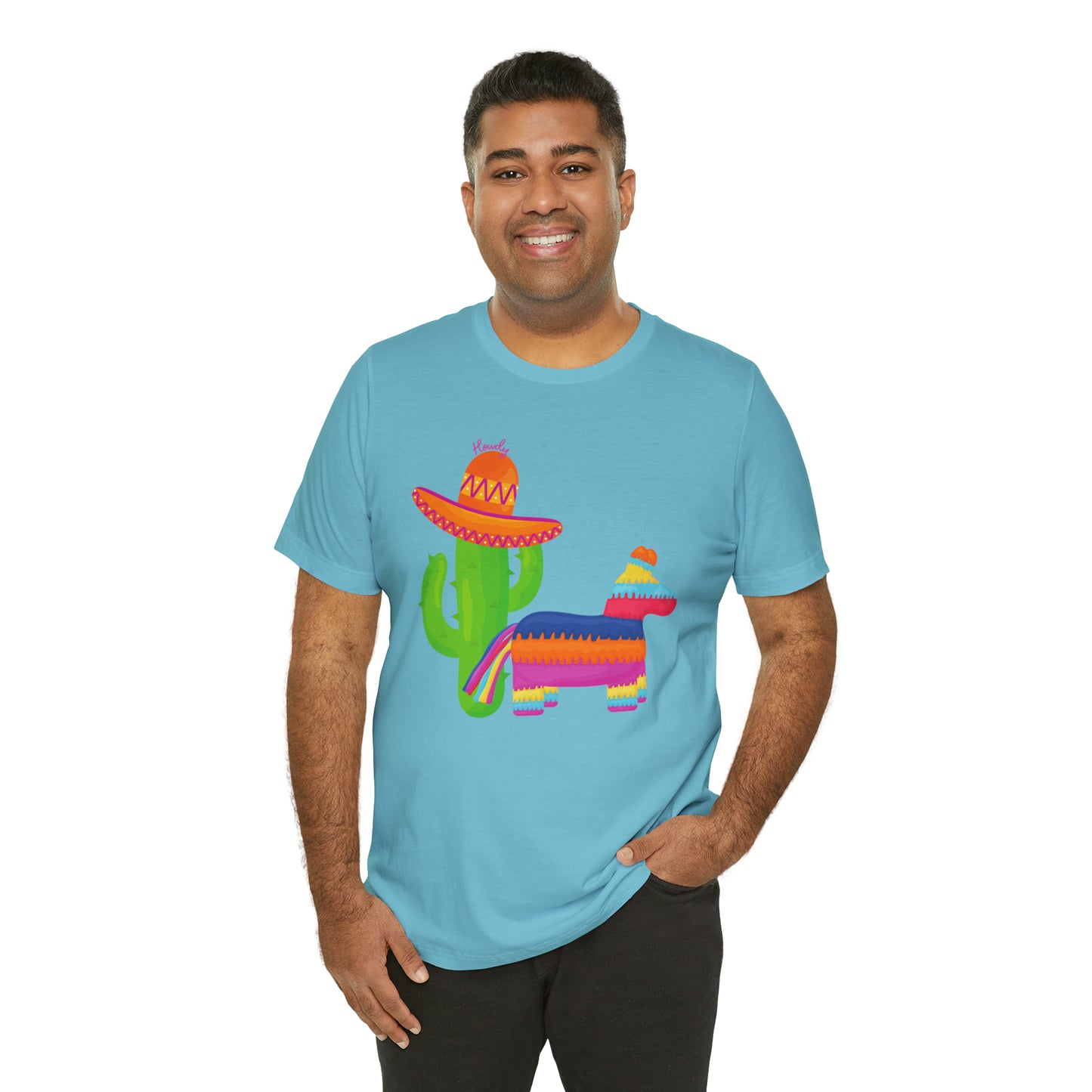 Howdy Cactus Fiesta _ Unisex Jersey Short Sleeve Tee