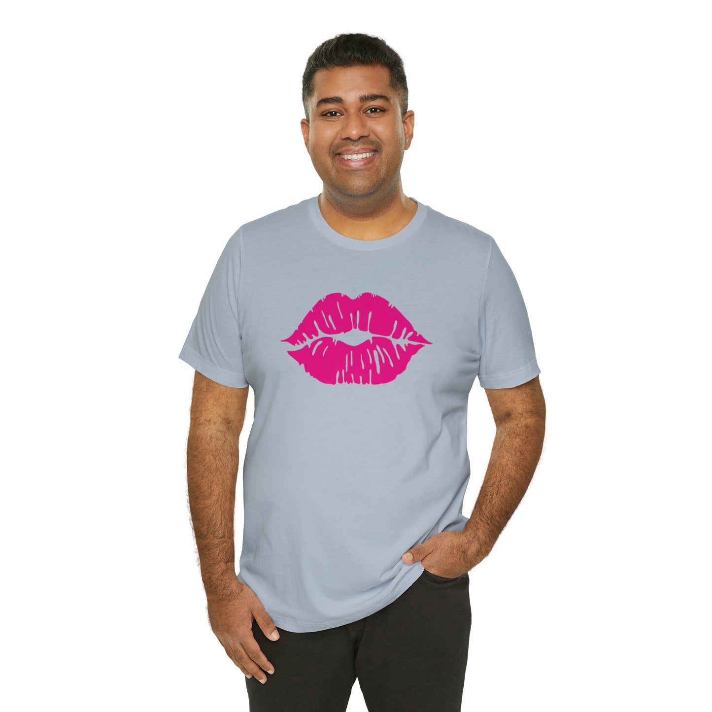 Sultry Pink Kiss _ Copy of Unisex Jersey Short Sleeve Tee