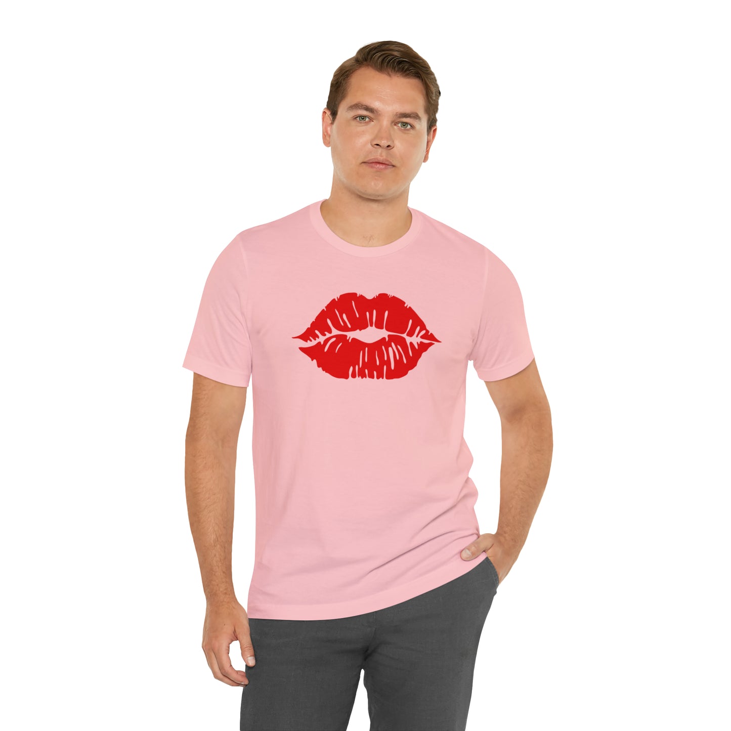 Sultry Red Kiss _ Unisex Jersey Short Sleeve Tee