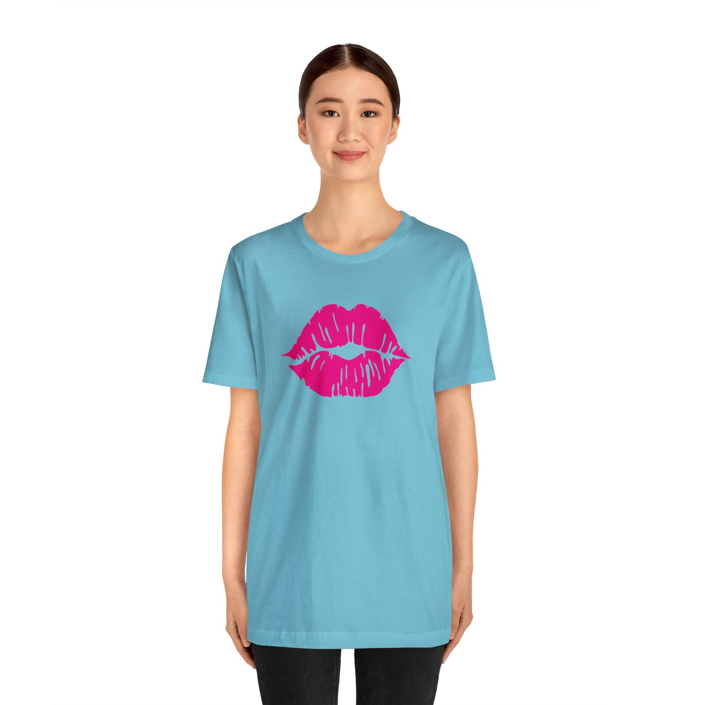 Sultry Pink Kiss _ Copy of Unisex Jersey Short Sleeve Tee
