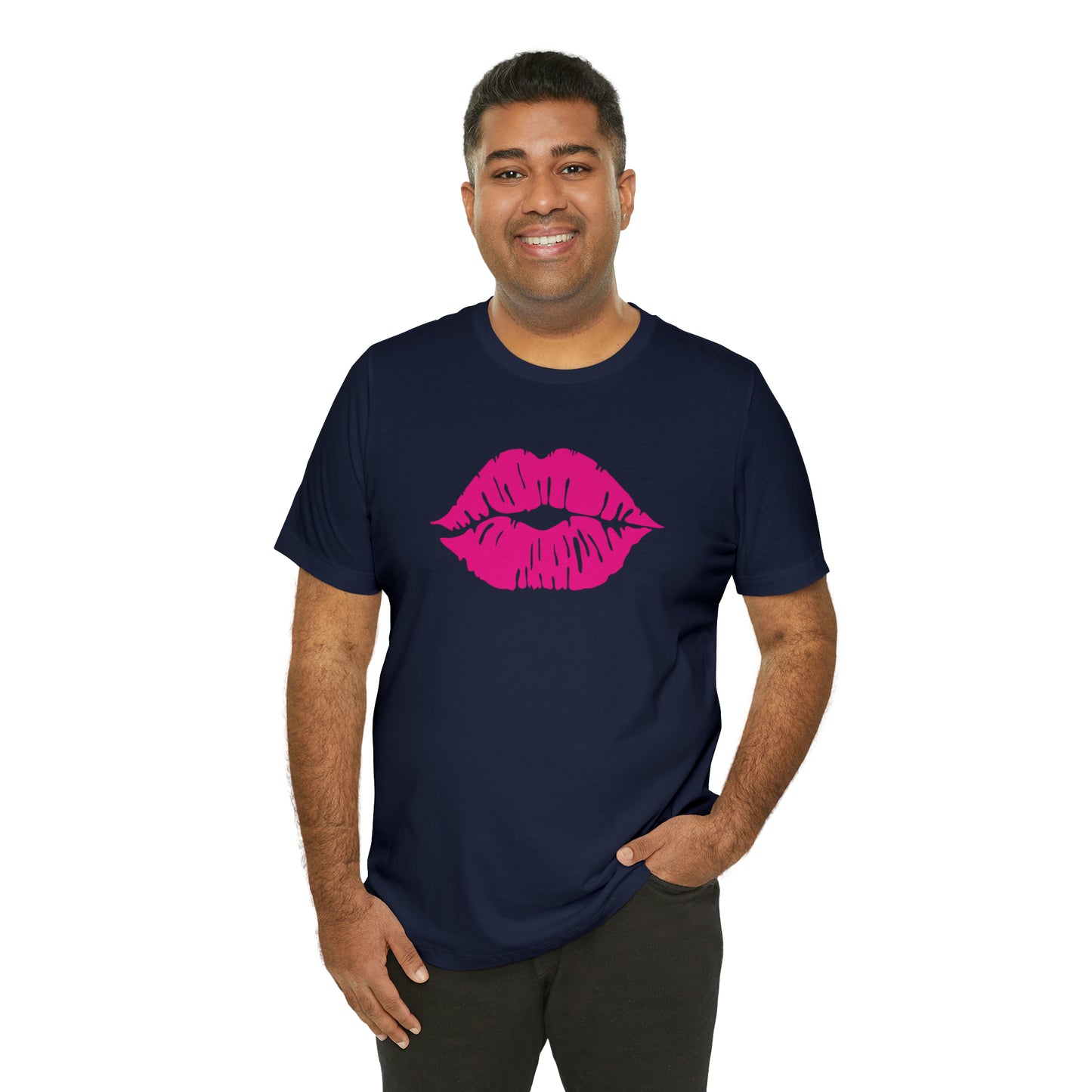 Sultry Pink Kiss _ Copy of Unisex Jersey Short Sleeve Tee