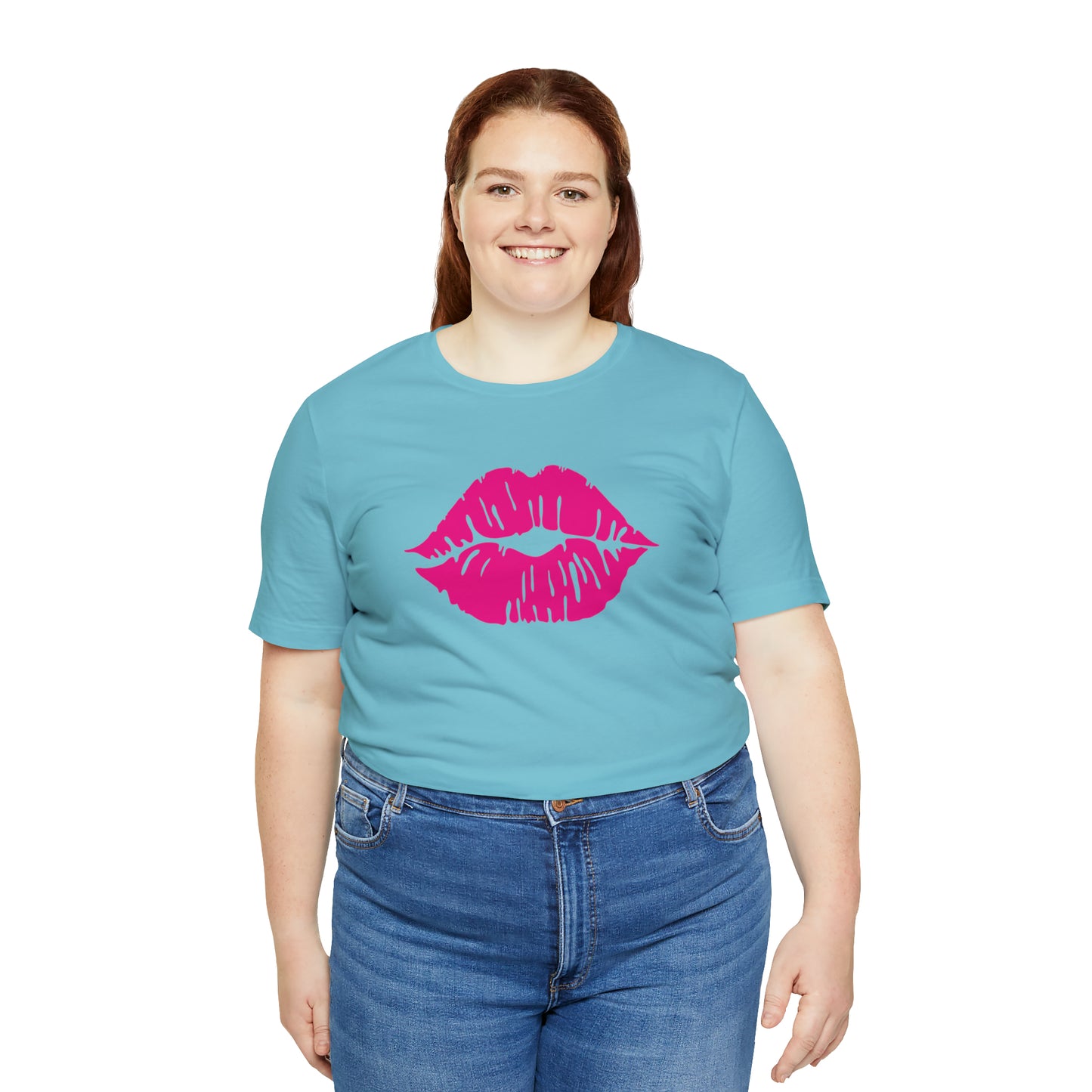 Sultry Pink Kiss _ Copy of Unisex Jersey Short Sleeve Tee