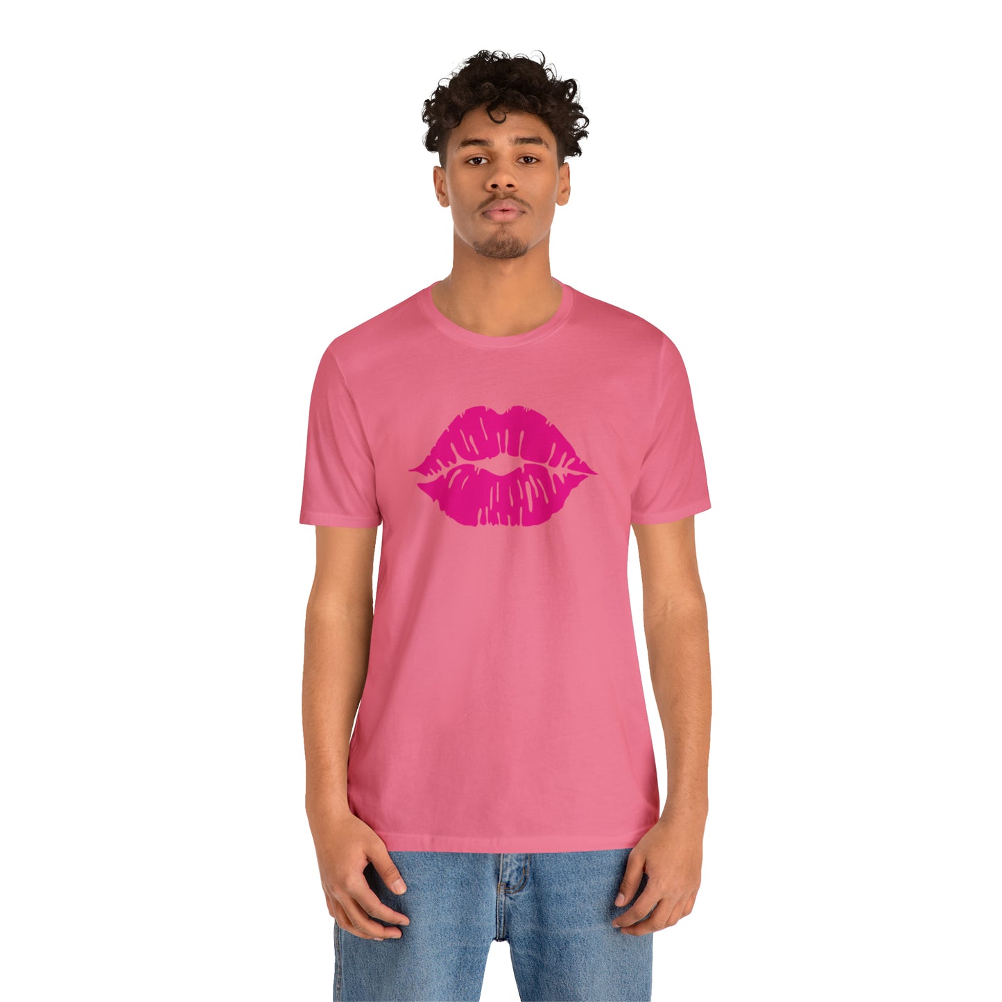 Sultry Pink Kiss _ Copy of Unisex Jersey Short Sleeve Tee