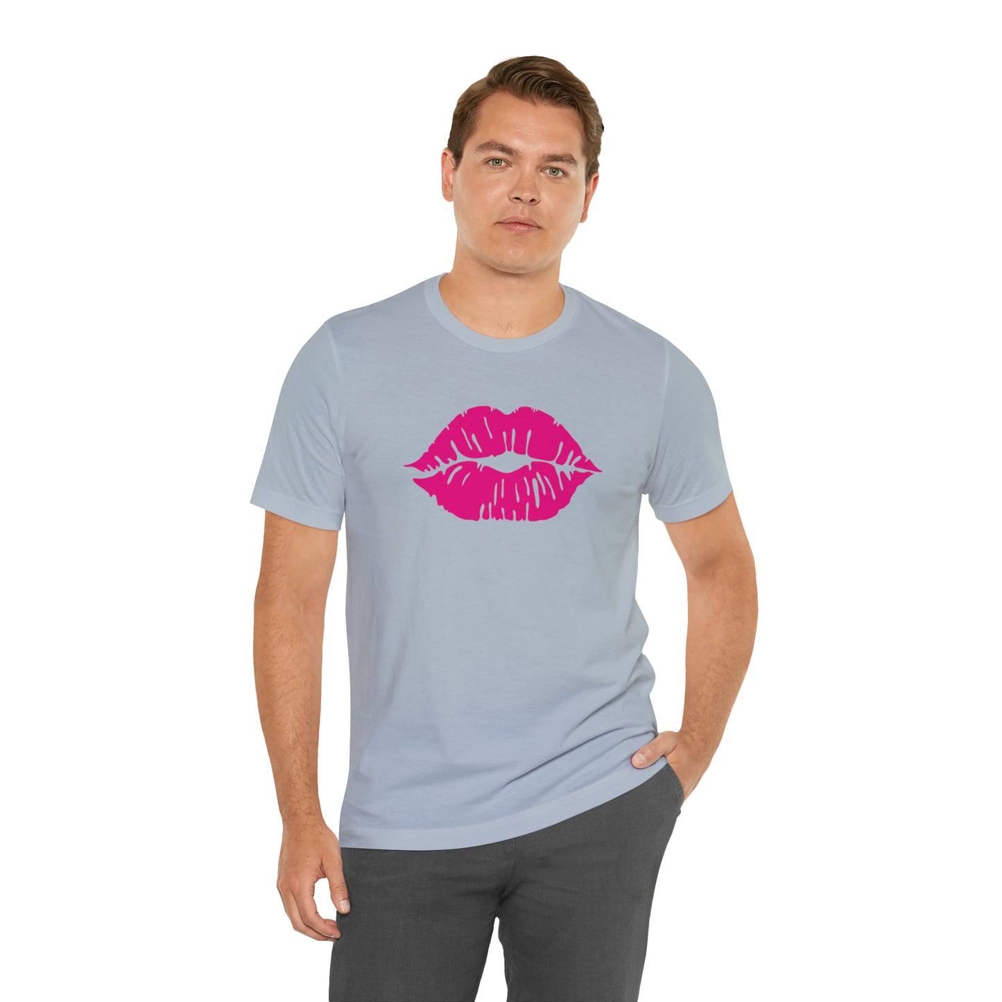Sultry Pink Kiss _ Copy of Unisex Jersey Short Sleeve Tee