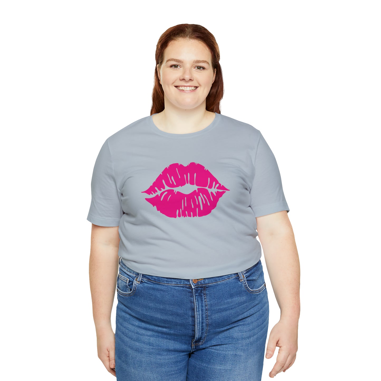 Sultry Pink Kiss _ Copy of Unisex Jersey Short Sleeve Tee