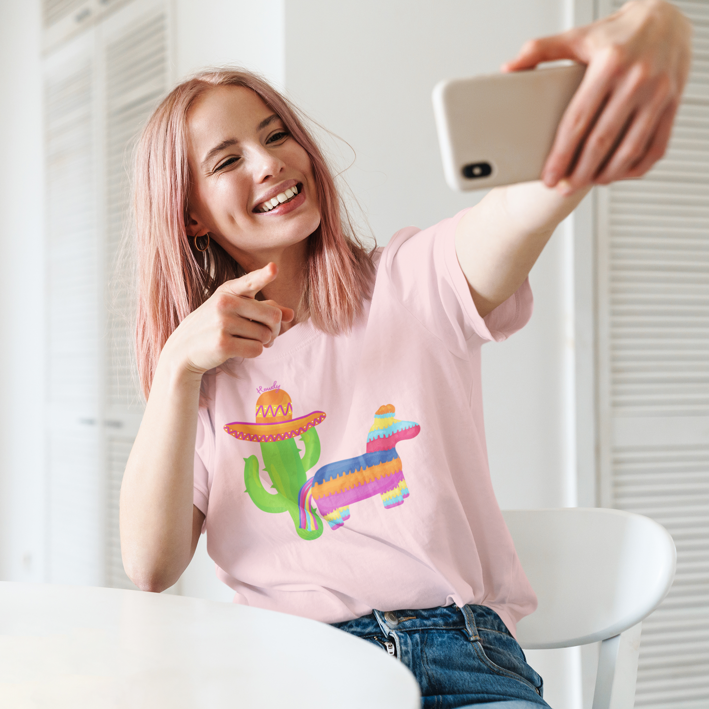 Howdy Cactus Fiesta _ Unisex Jersey Short Sleeve Tee