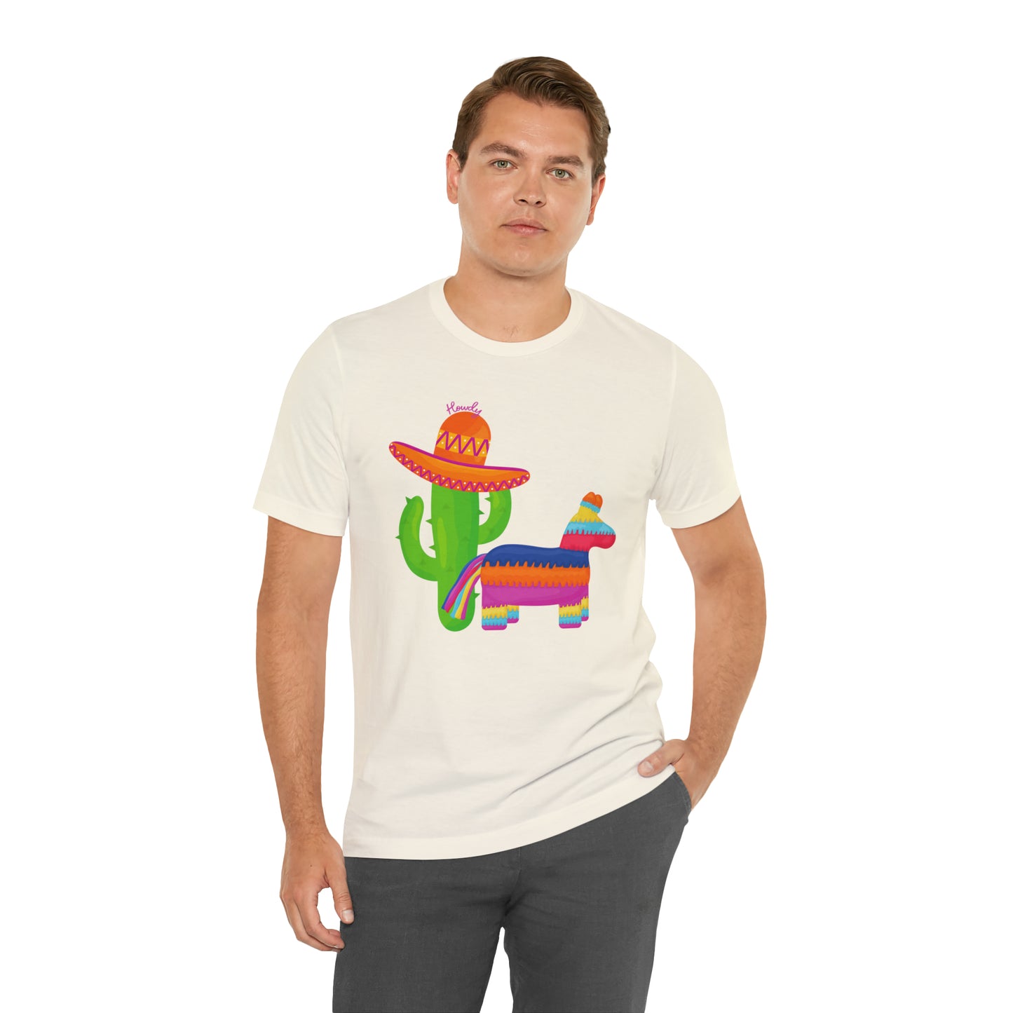 Howdy Cactus Fiesta  _ Unisex Jersey Short Sleeve Tee