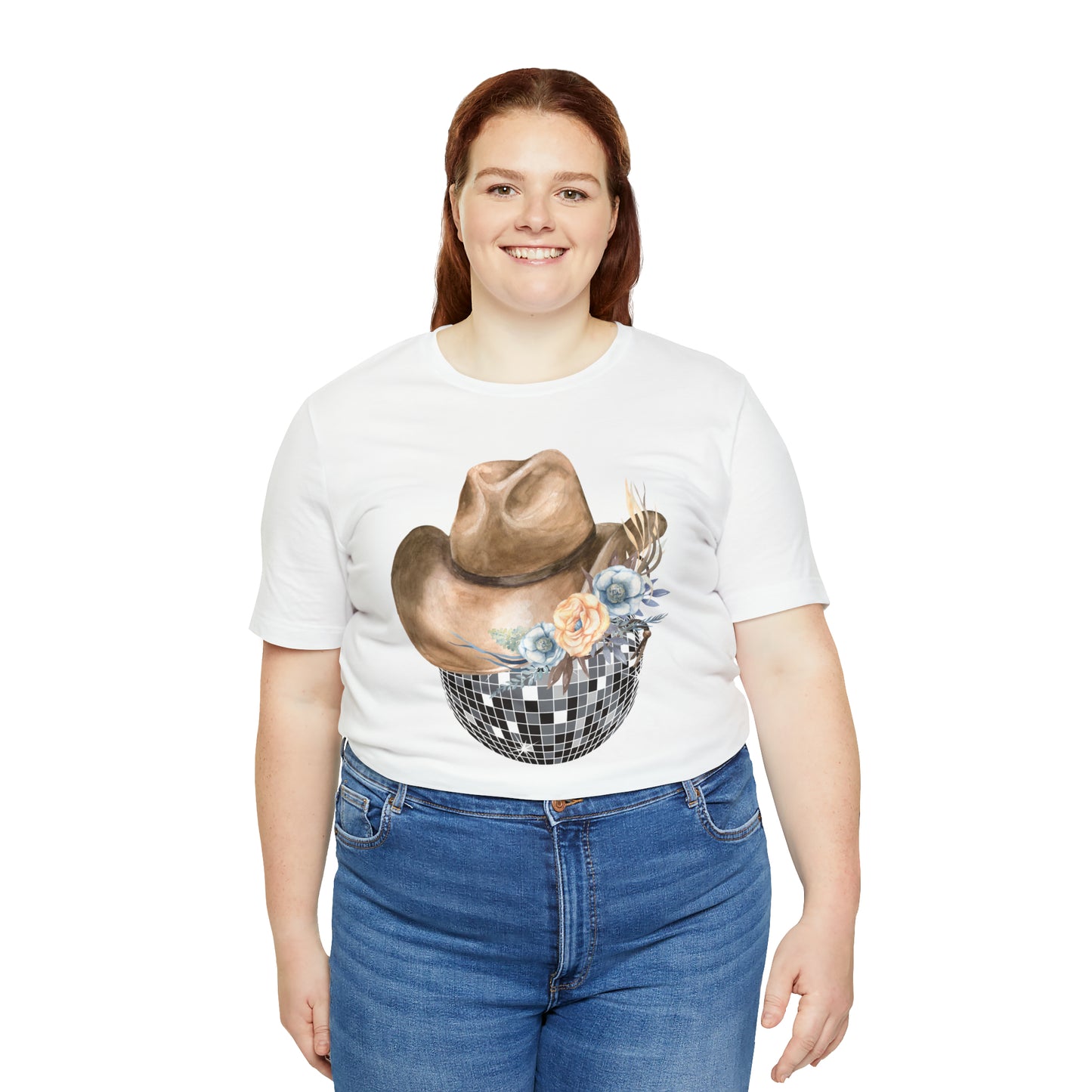 Disco Cowgirl _ Unisex Jersey Short Sleeve Tee