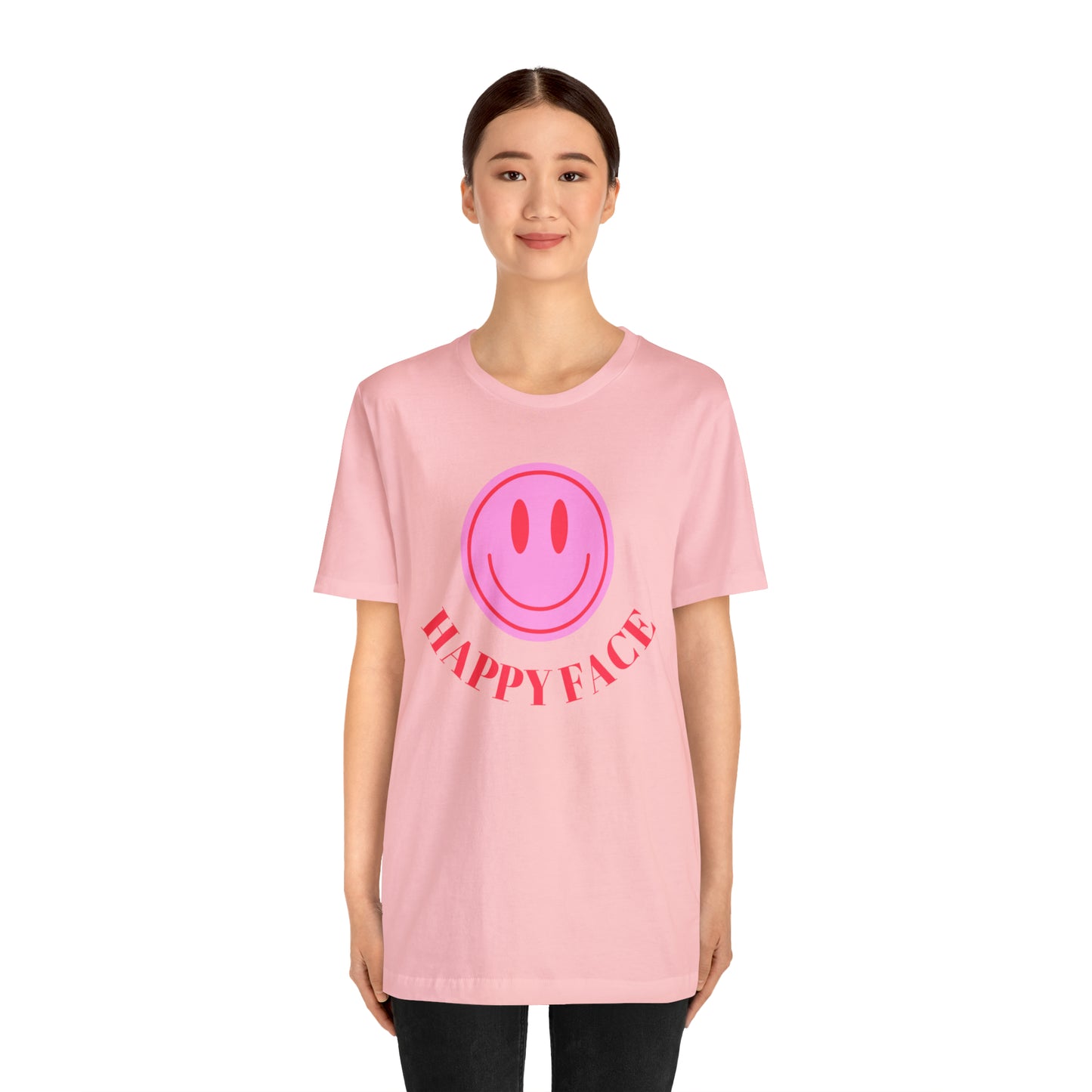 Happy Face _ Unisex Jersey Short Sleeve Tee