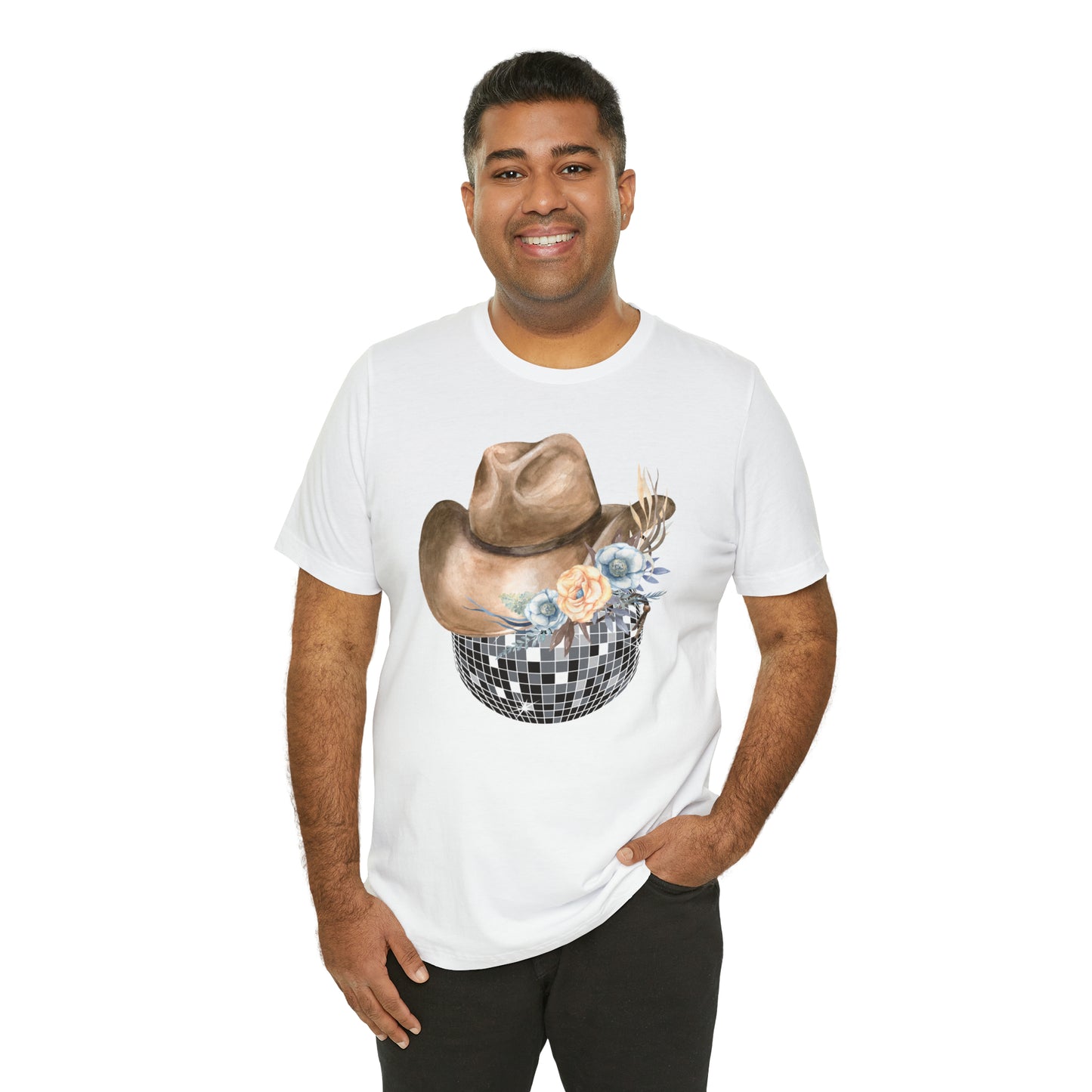 Disco Cowgirl _ Unisex Jersey Short Sleeve Tee