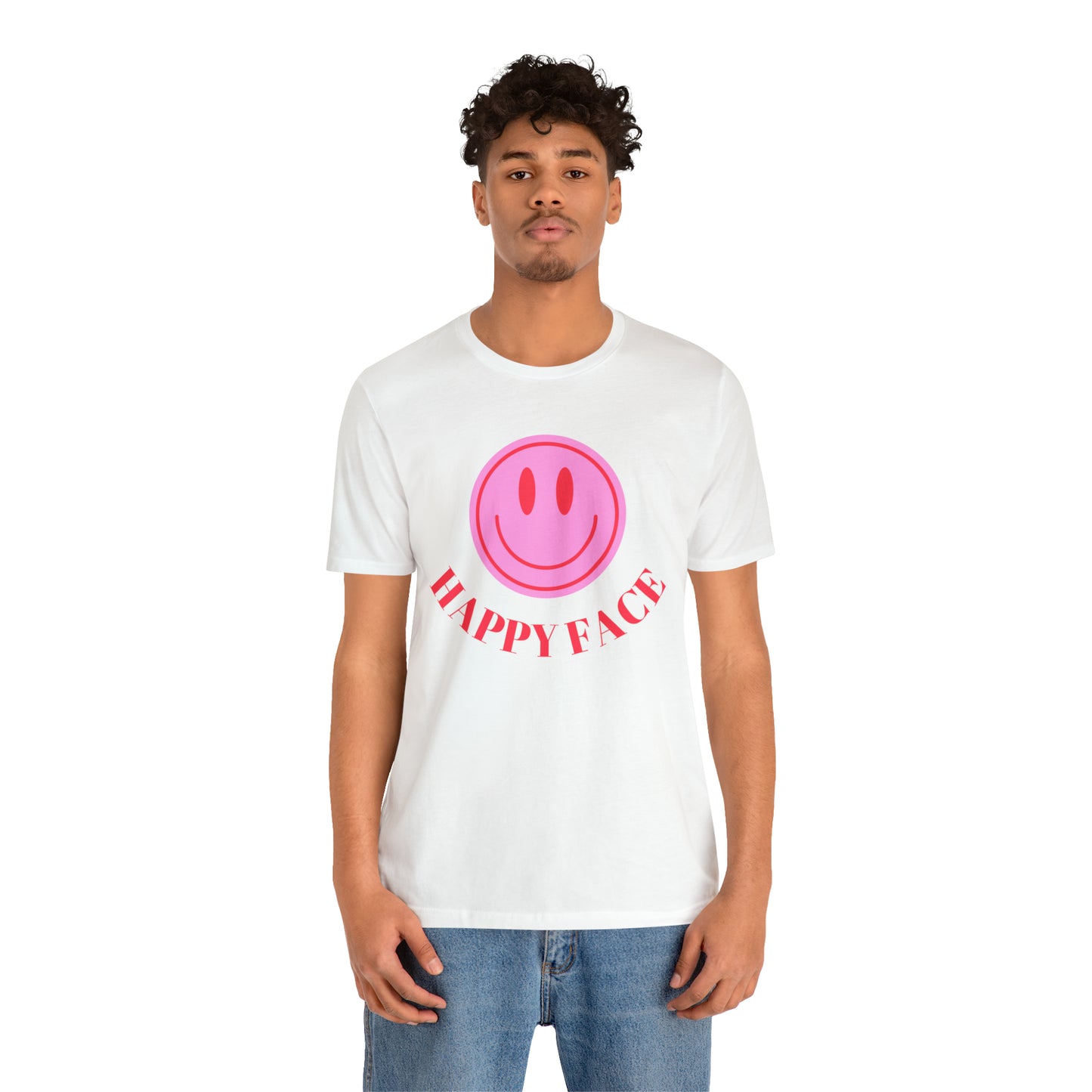 Happy Face _ Unisex Jersey Short Sleeve Tee