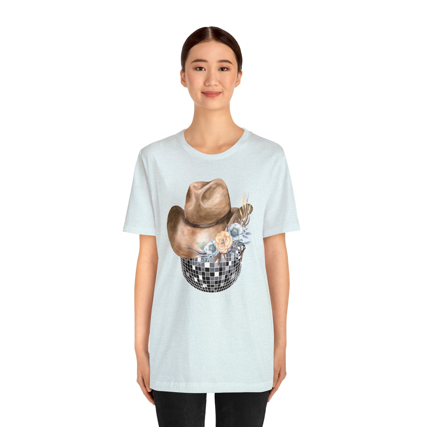 Disco Cowgirl _ Unisex Jersey Short Sleeve Tee