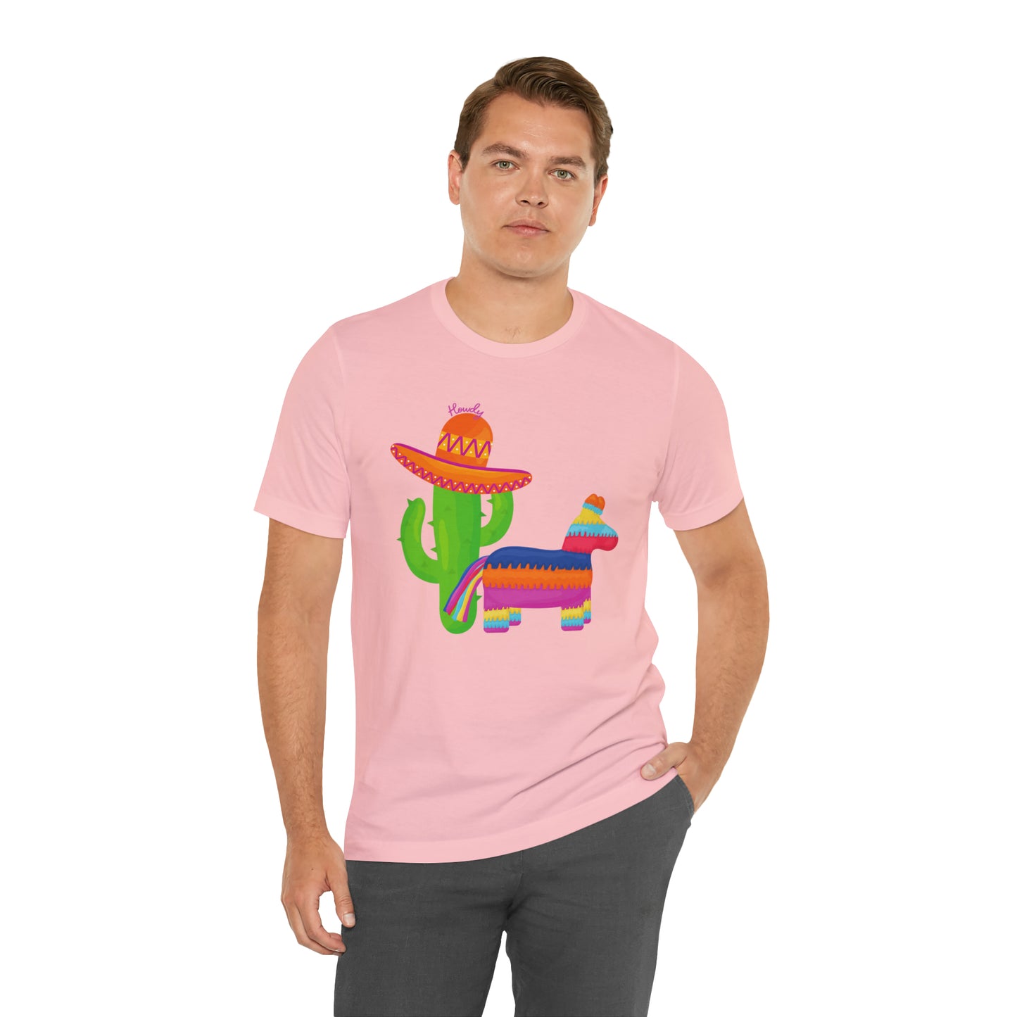 Howdy Cactus Fiesta  _ Unisex Jersey Short Sleeve Tee