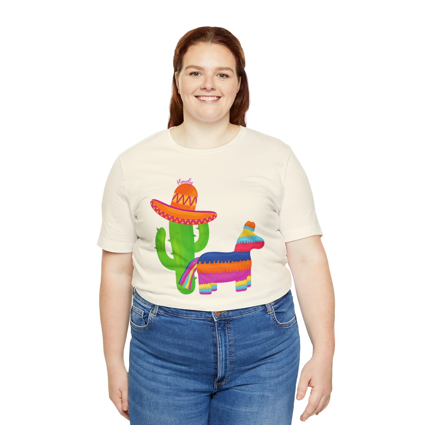 Howdy Cactus Fiesta  _ Unisex Jersey Short Sleeve Tee