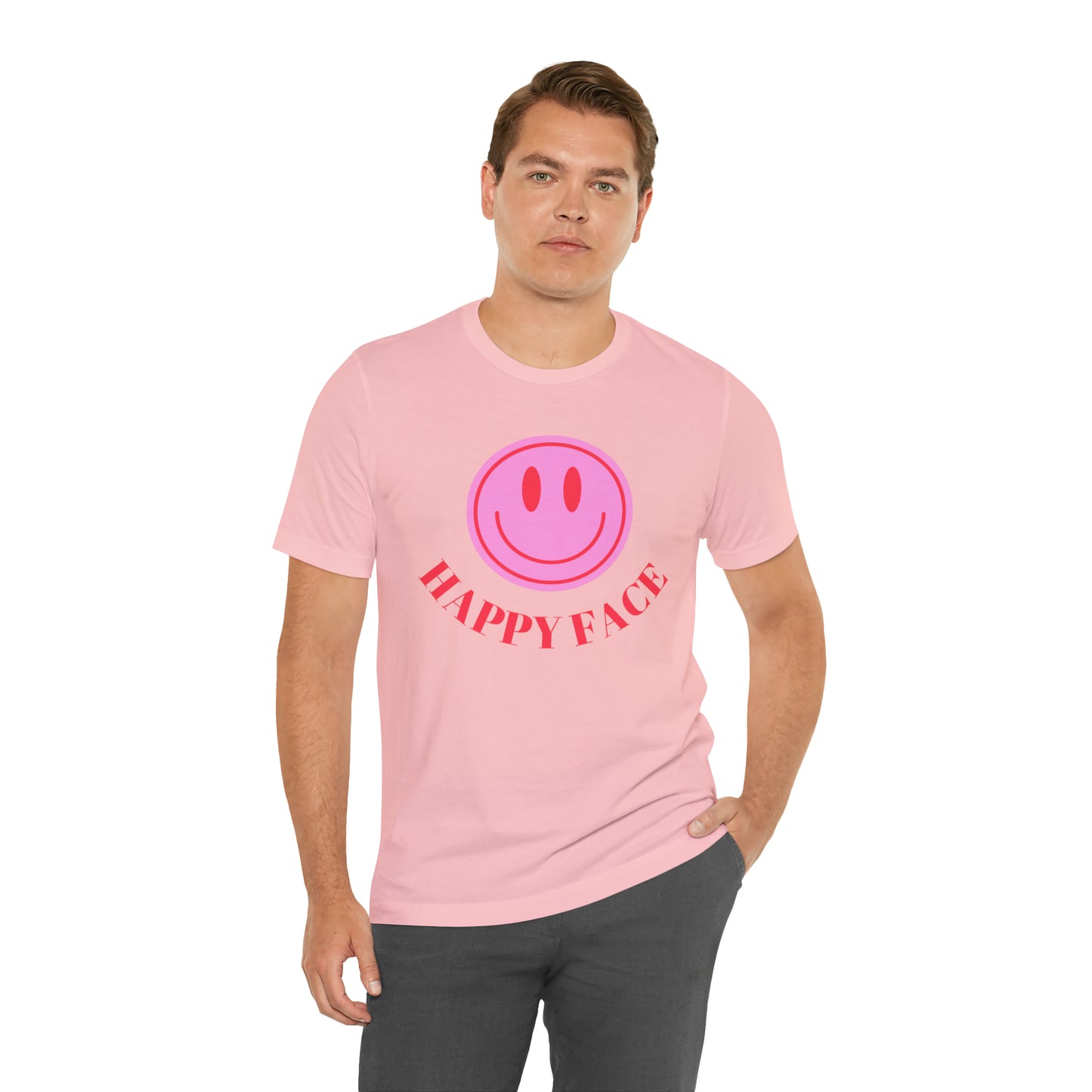 Happy Face _ Unisex Jersey Short Sleeve Tee