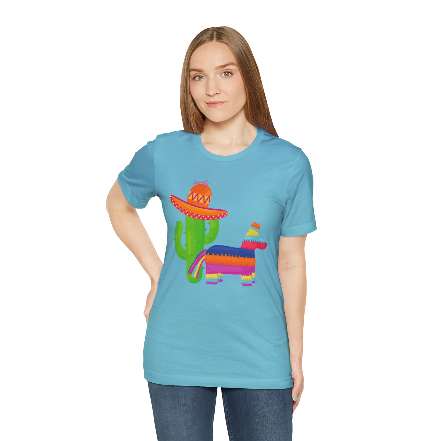 Howdy Cactus Fiesta  _ Unisex Jersey Short Sleeve Tee