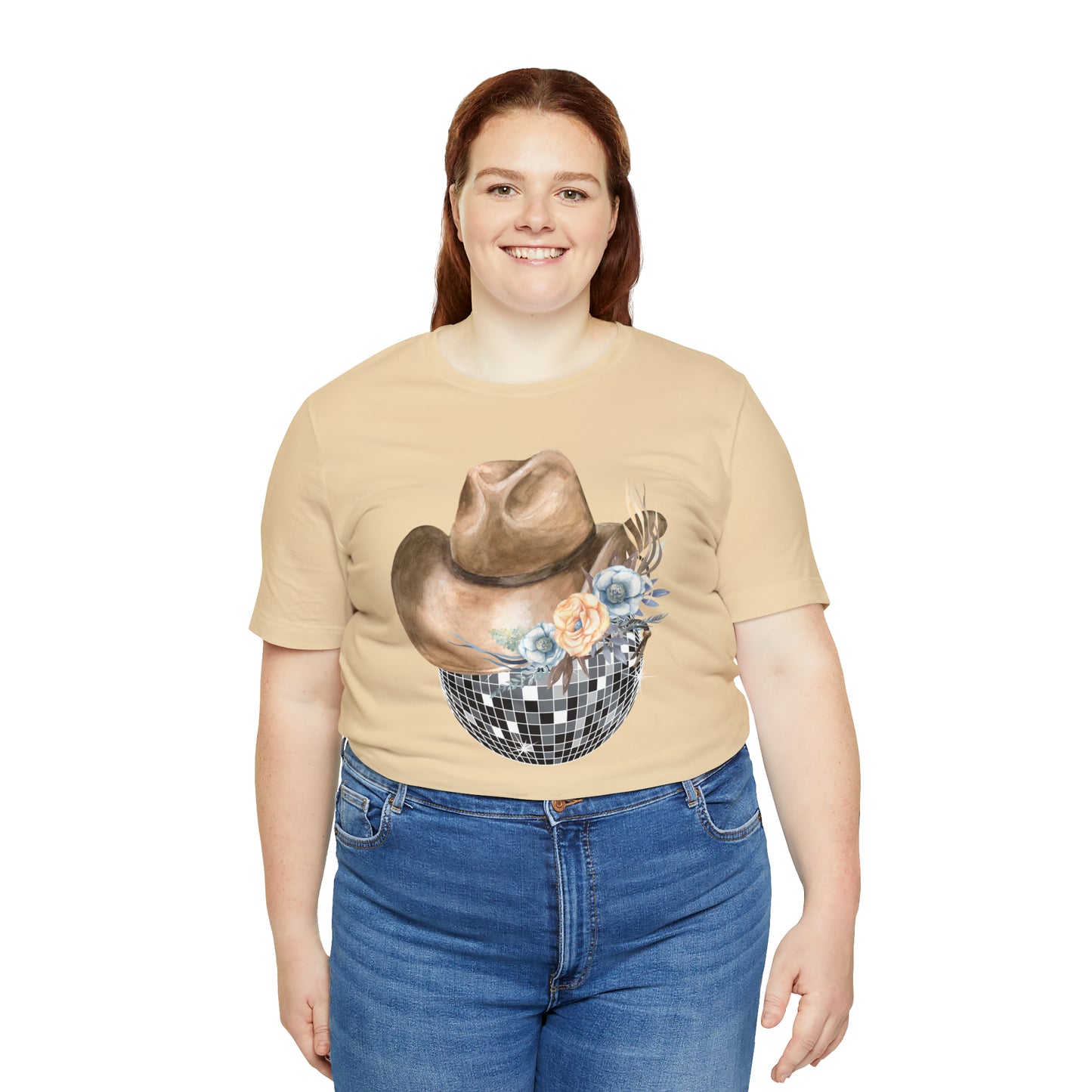 Disco Cowgirl _ Unisex Jersey Short Sleeve Tee