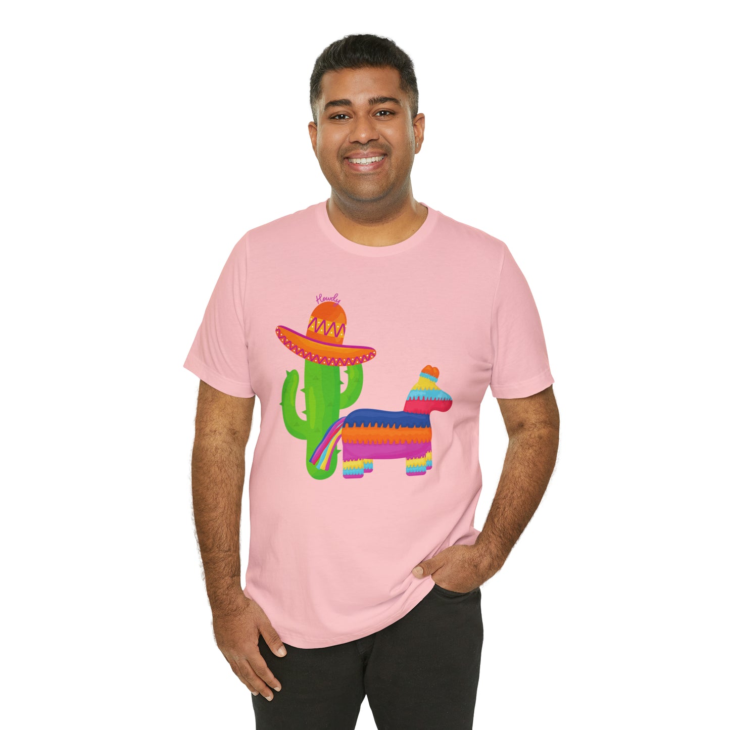 Howdy Cactus Fiesta  _ Unisex Jersey Short Sleeve Tee