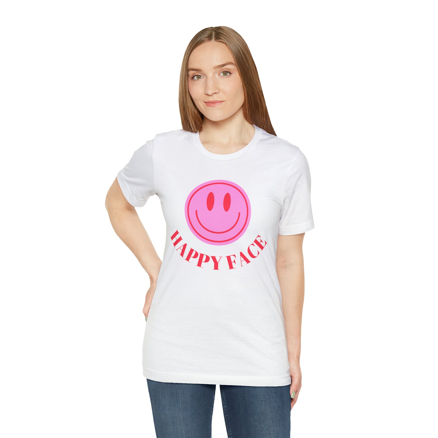 Happy Face _ Unisex Jersey Short Sleeve Tee