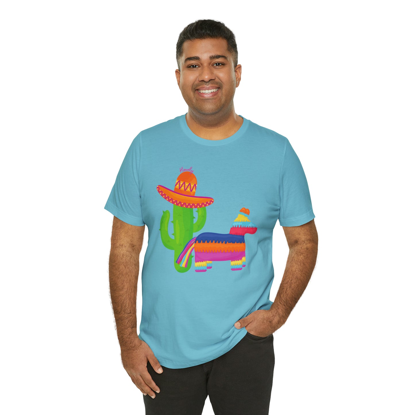 Howdy Cactus Fiesta  _ Unisex Jersey Short Sleeve Tee