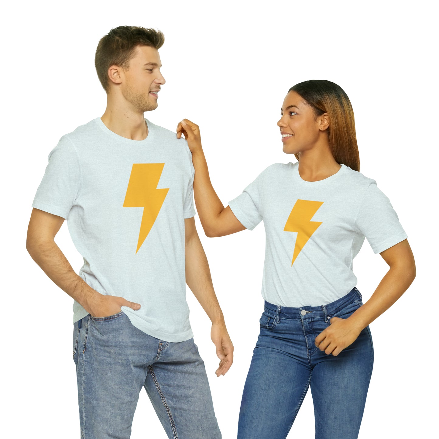 Bolt of Lightning _ Unisex Jersey Short Sleeve Tee