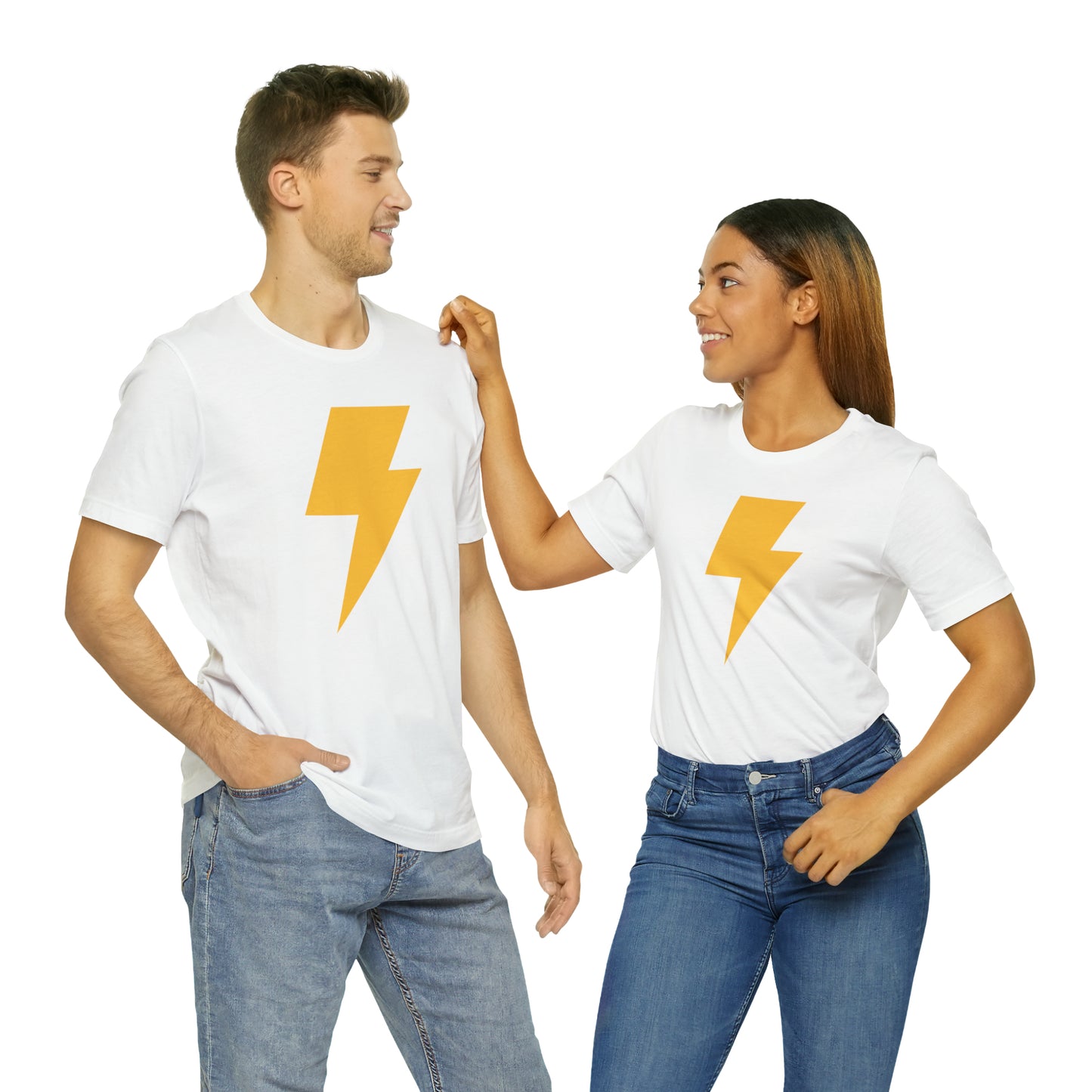 Bolt of Lightning _ Unisex Jersey Short Sleeve Tee