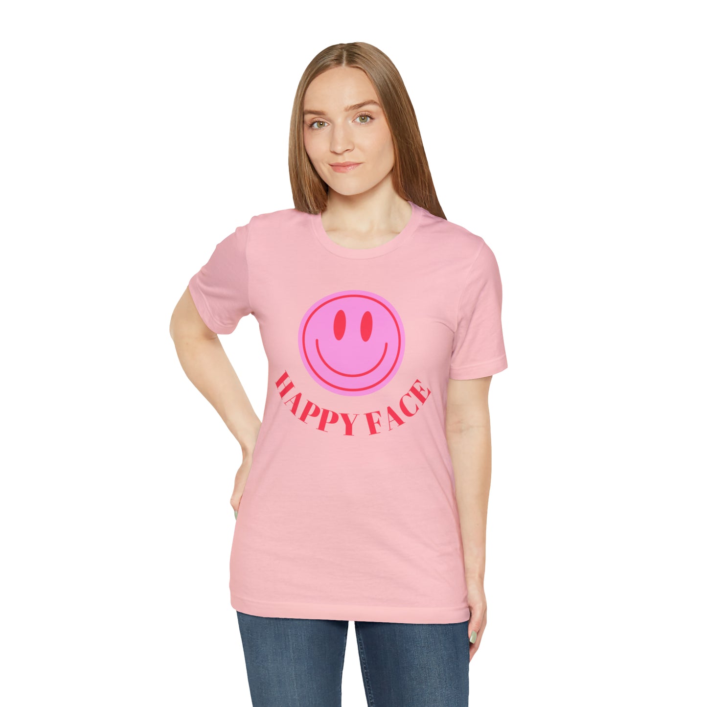 Happy Face _ Unisex Jersey Short Sleeve Tee