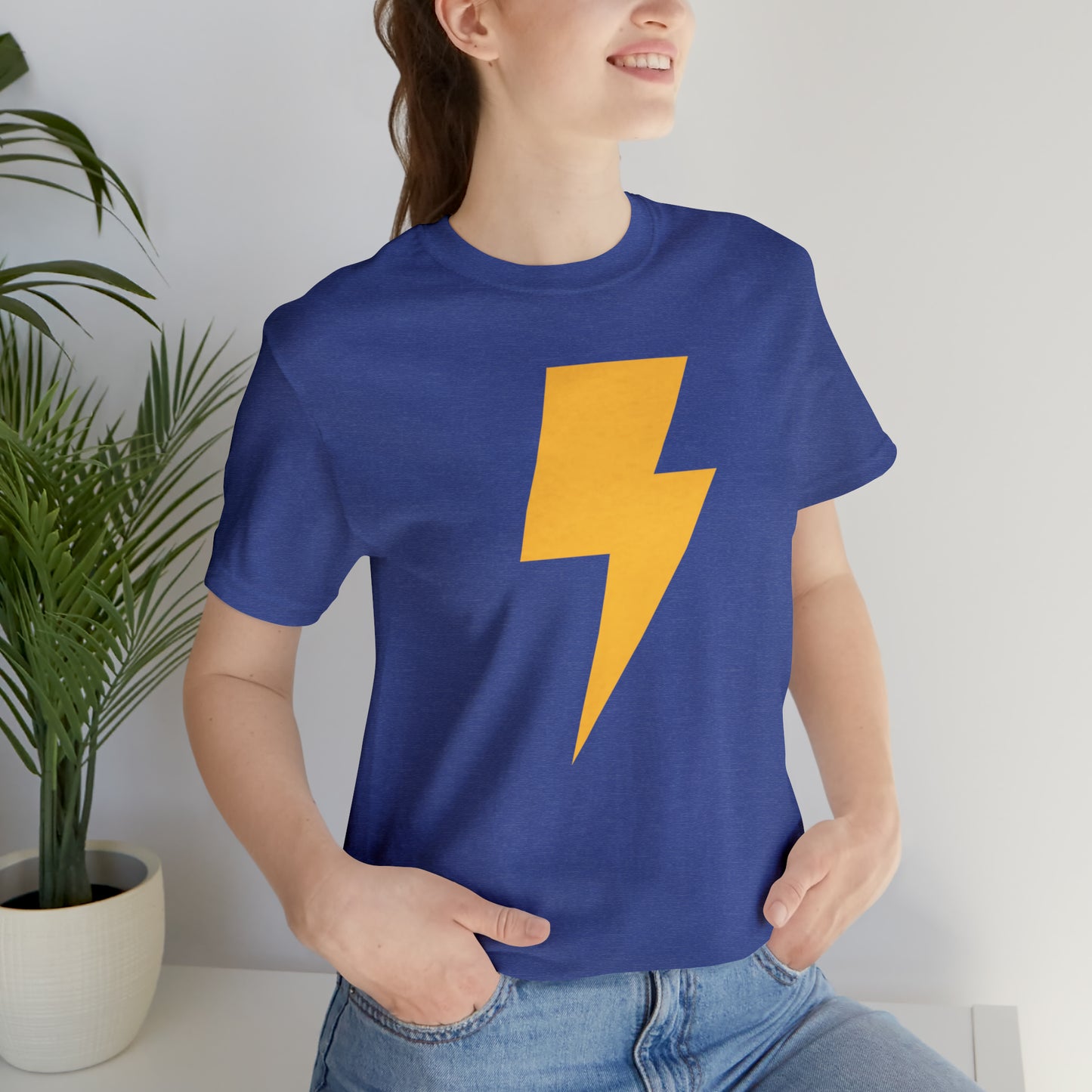 Bolt of Lightning _ Unisex Jersey Short Sleeve Tee