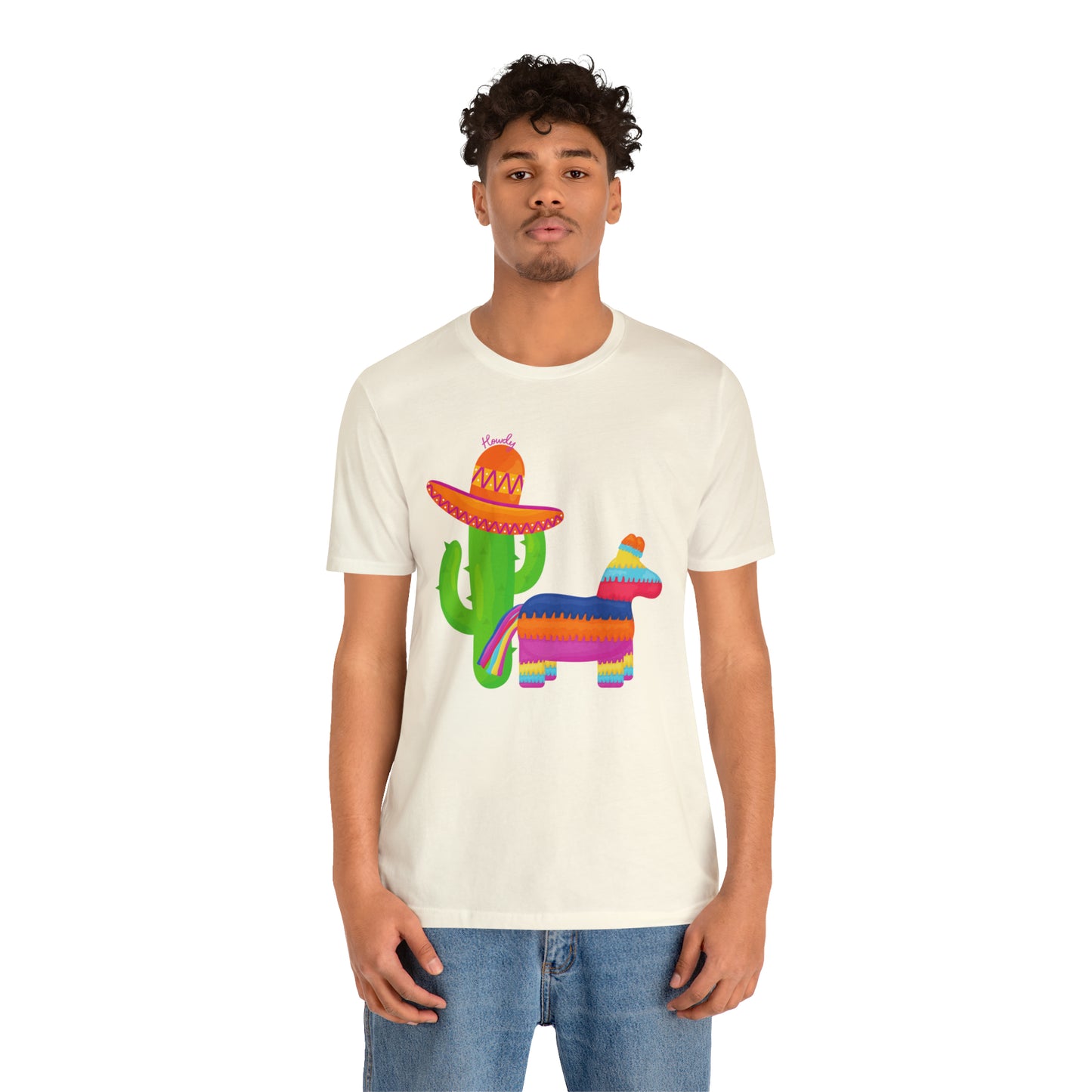 Howdy Cactus Fiesta  _ Unisex Jersey Short Sleeve Tee