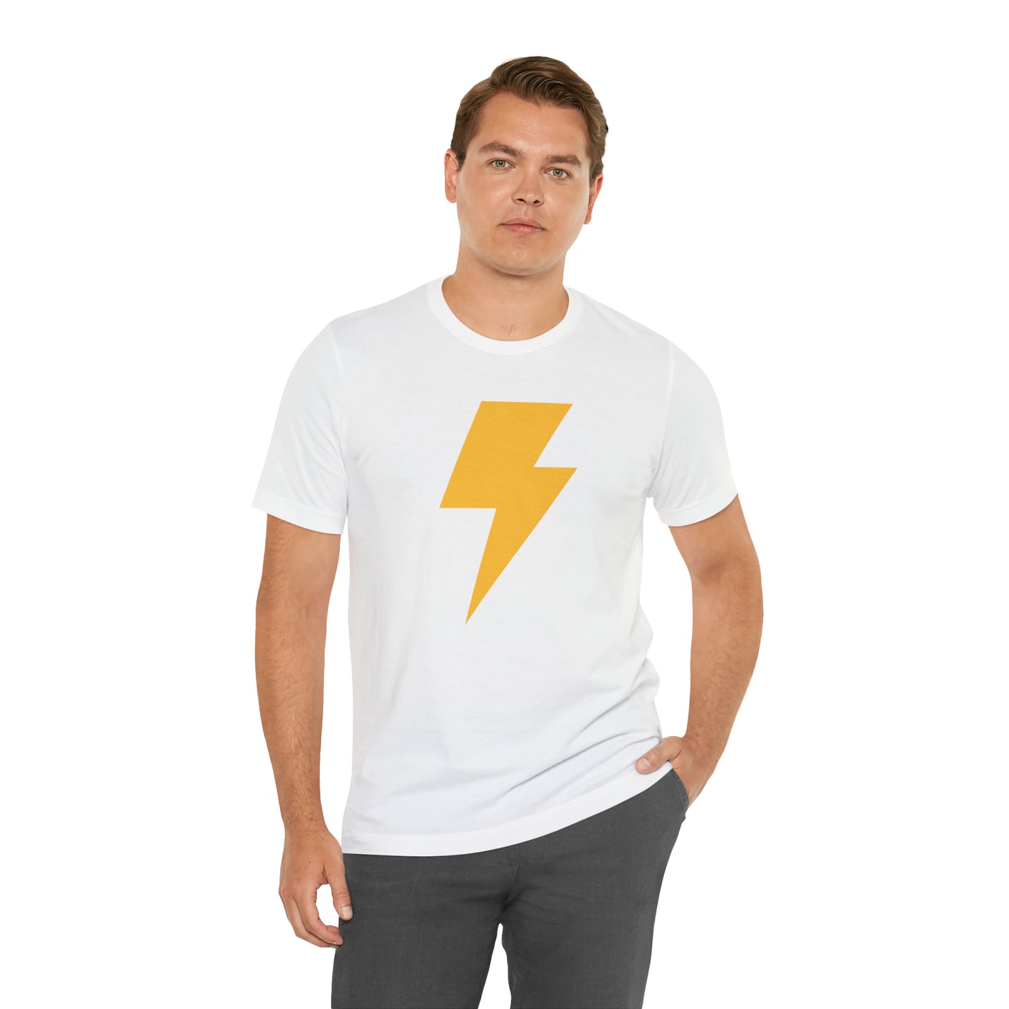 Bolt of Lightning _ Unisex Jersey Short Sleeve Tee