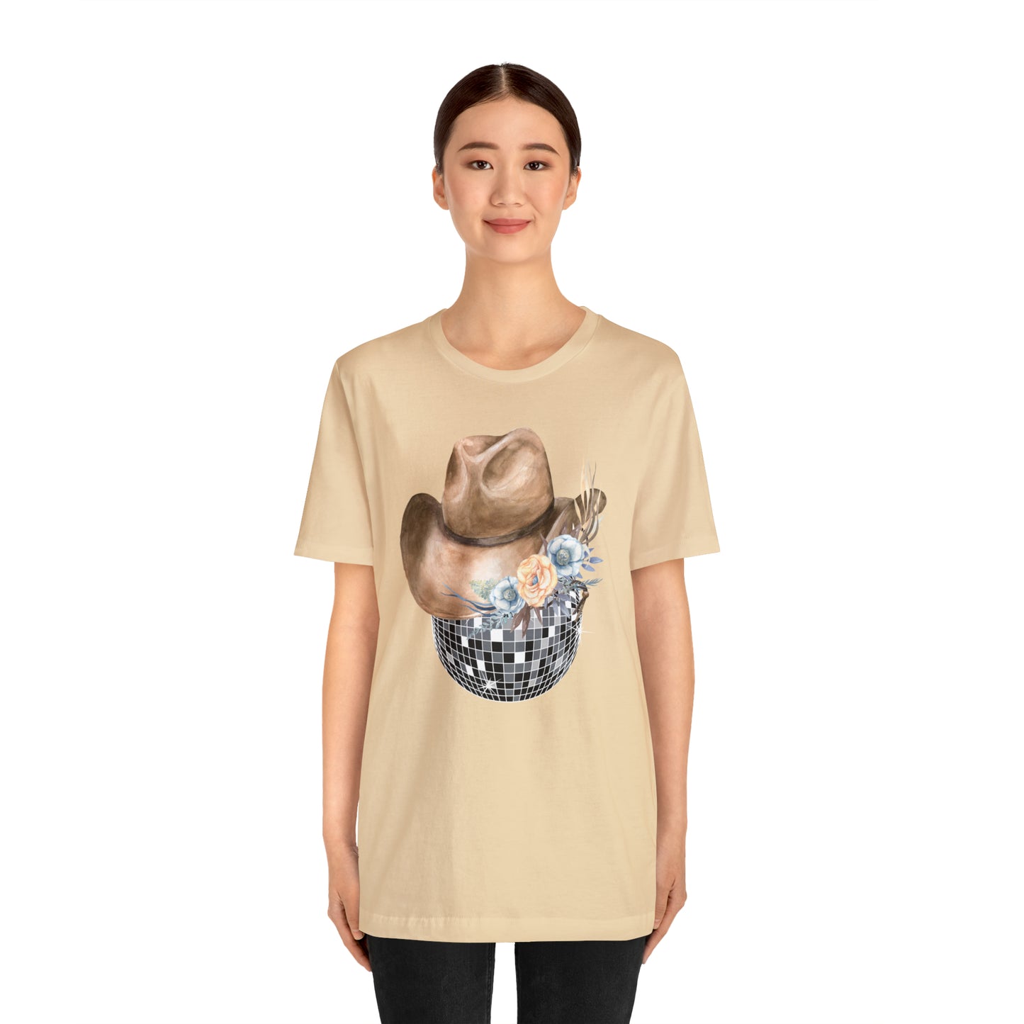 Disco Cowgirl _ Unisex Jersey Short Sleeve Tee