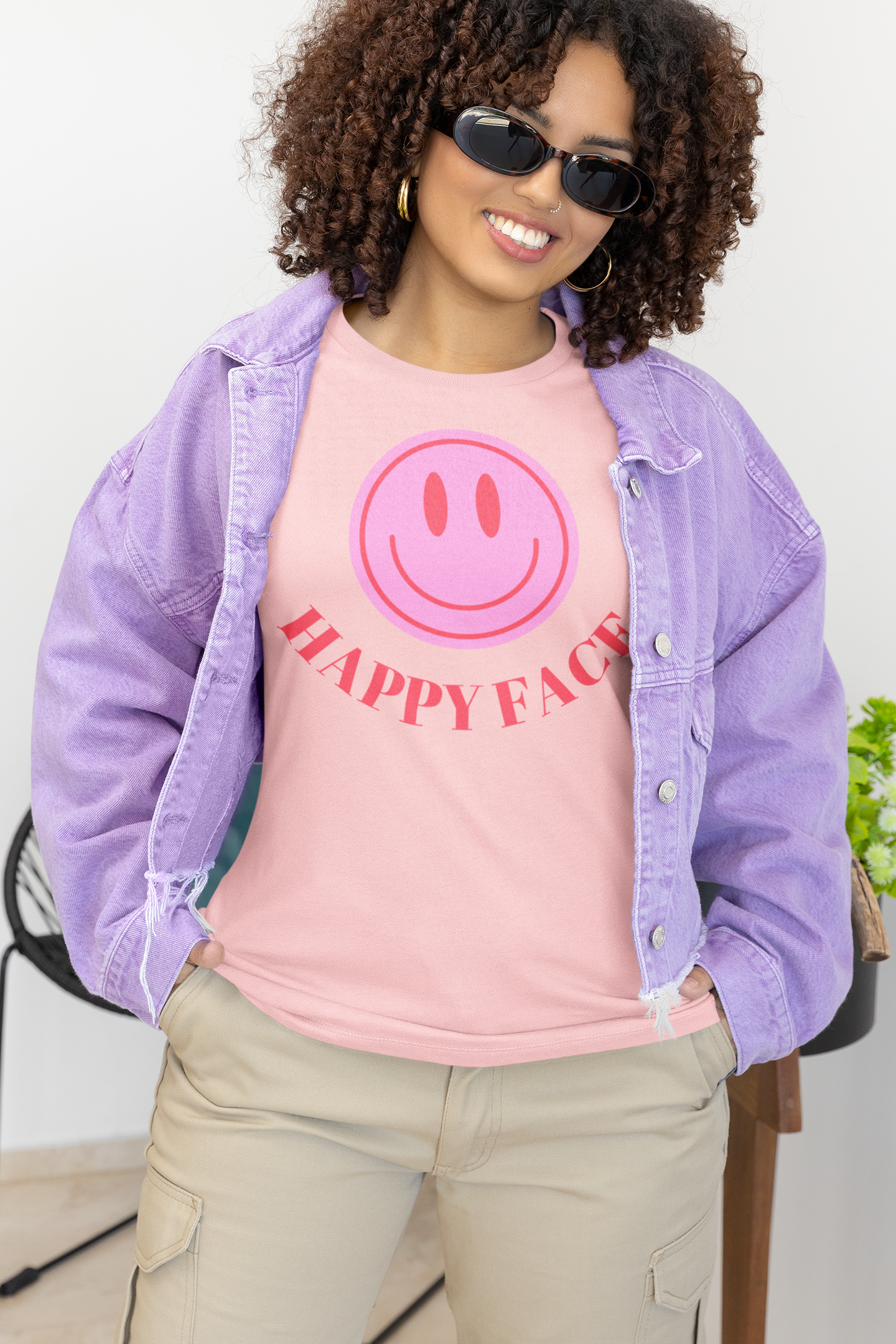 Happy Face _ Unisex Jersey Short Sleeve Tee